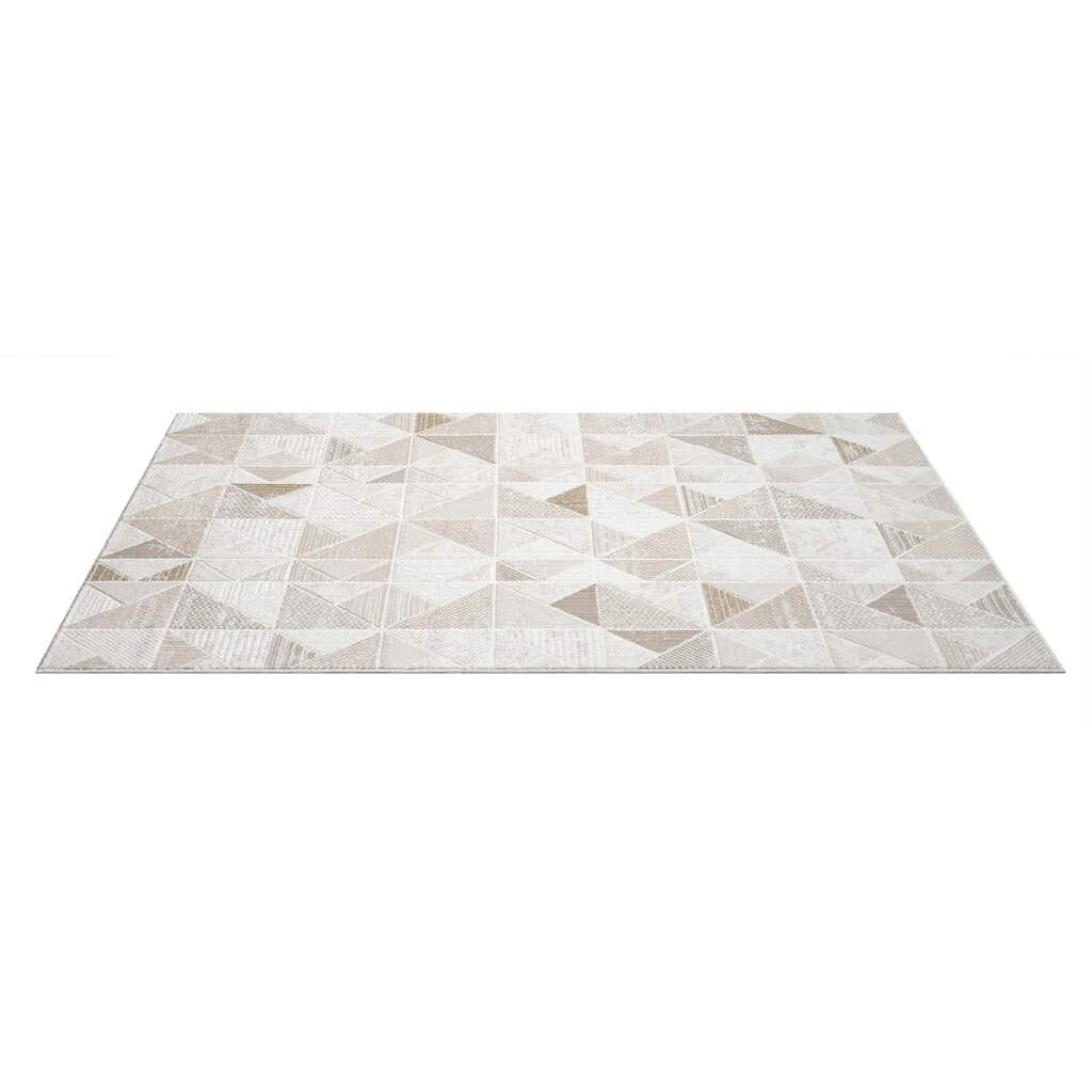 Carpet City Teppich »ANTIK231«, rechteckig, 10 mm Höhe, Kurzflor, 3D-Optik, Klassisch-Modern für Wohnzimmer, Schlafzimmer