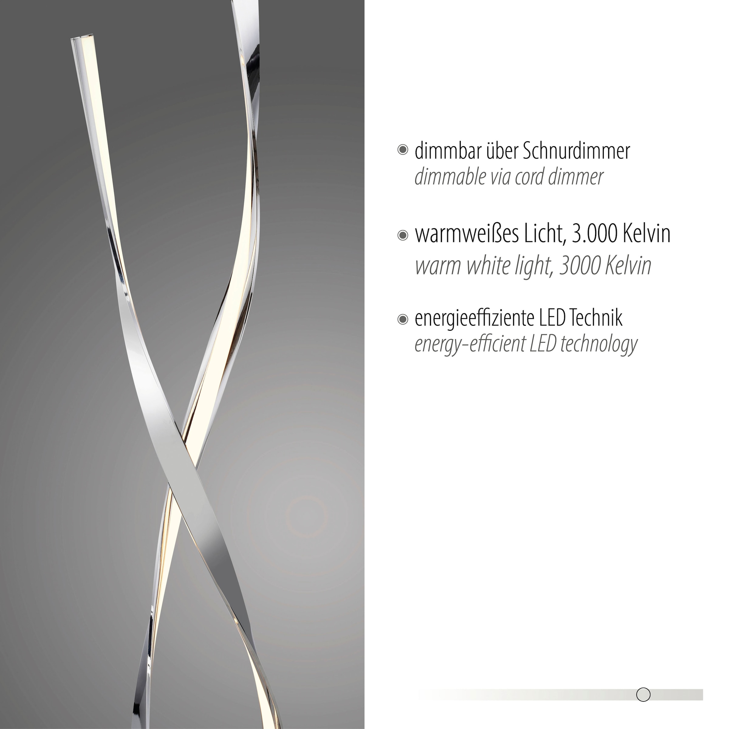 Paul Neuhaus Stehlampe »LINDA«, 1 flammig, Leuchtmittel LED-Board | LED fest integriert