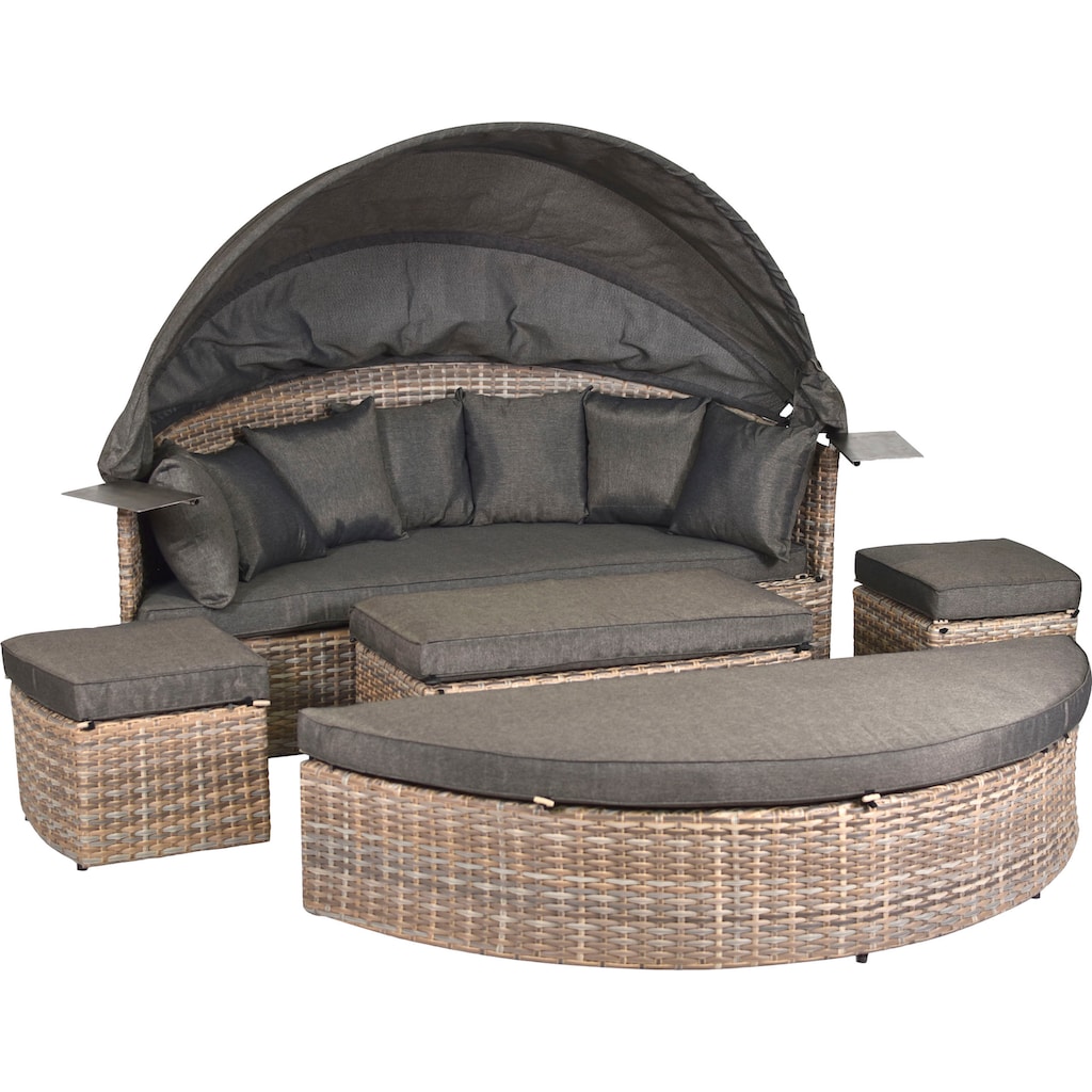 MERXX Gartenlounge-Set »Riva Premium«, (Set, 15 tlg.)