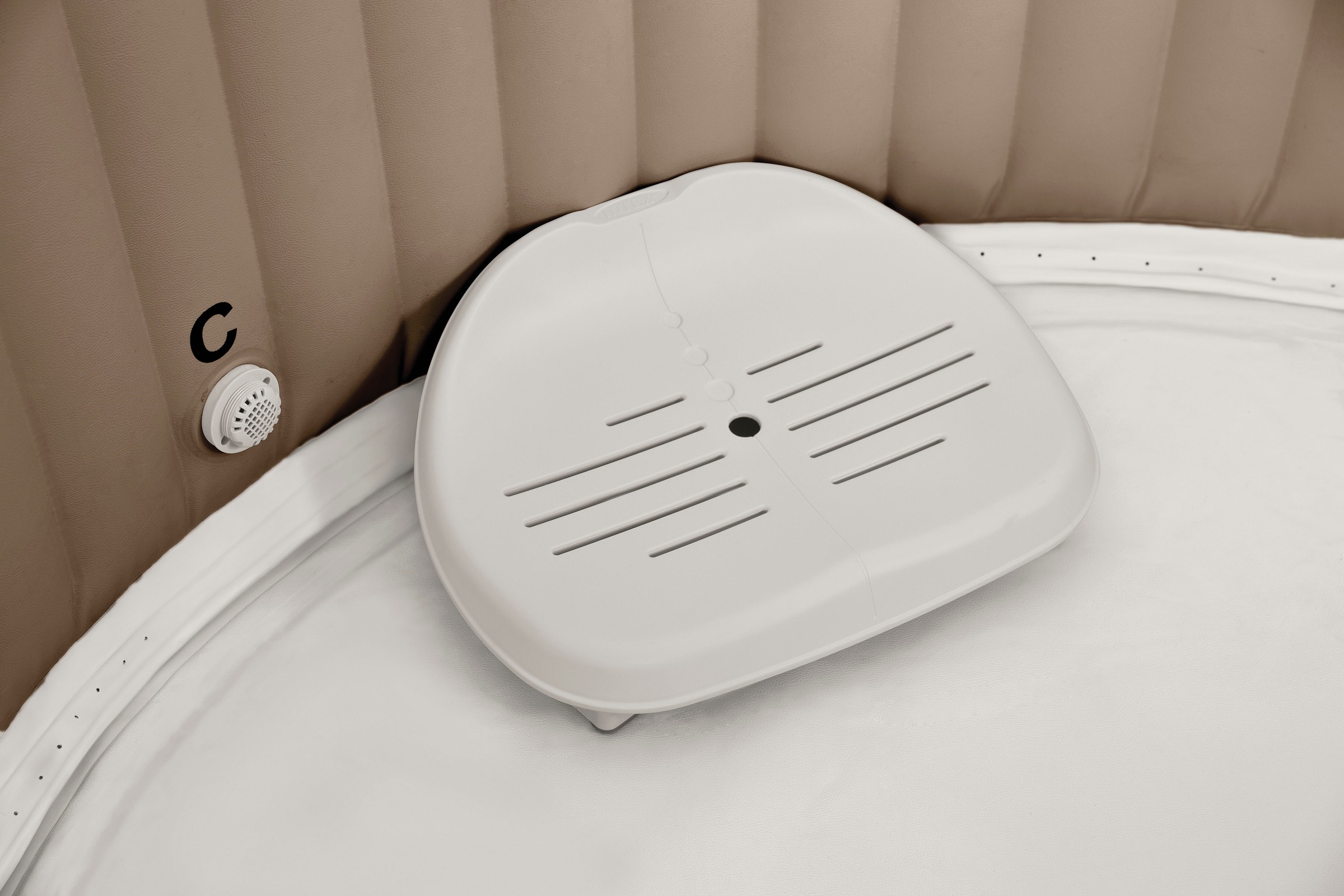 Intex Whirlpoolsitz »PureSPA Whirlpool Wellness Set, 1 Sitz & 2 Premium Kopfstützen«, 3.tlg. Set: 1 Sitz und 2 Premium Kopfstützen