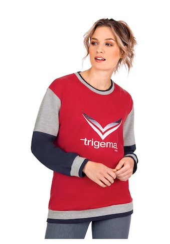 Trigema Sweatshirt, (1 tlg.), mit TRIGEMA-Logo kaufen