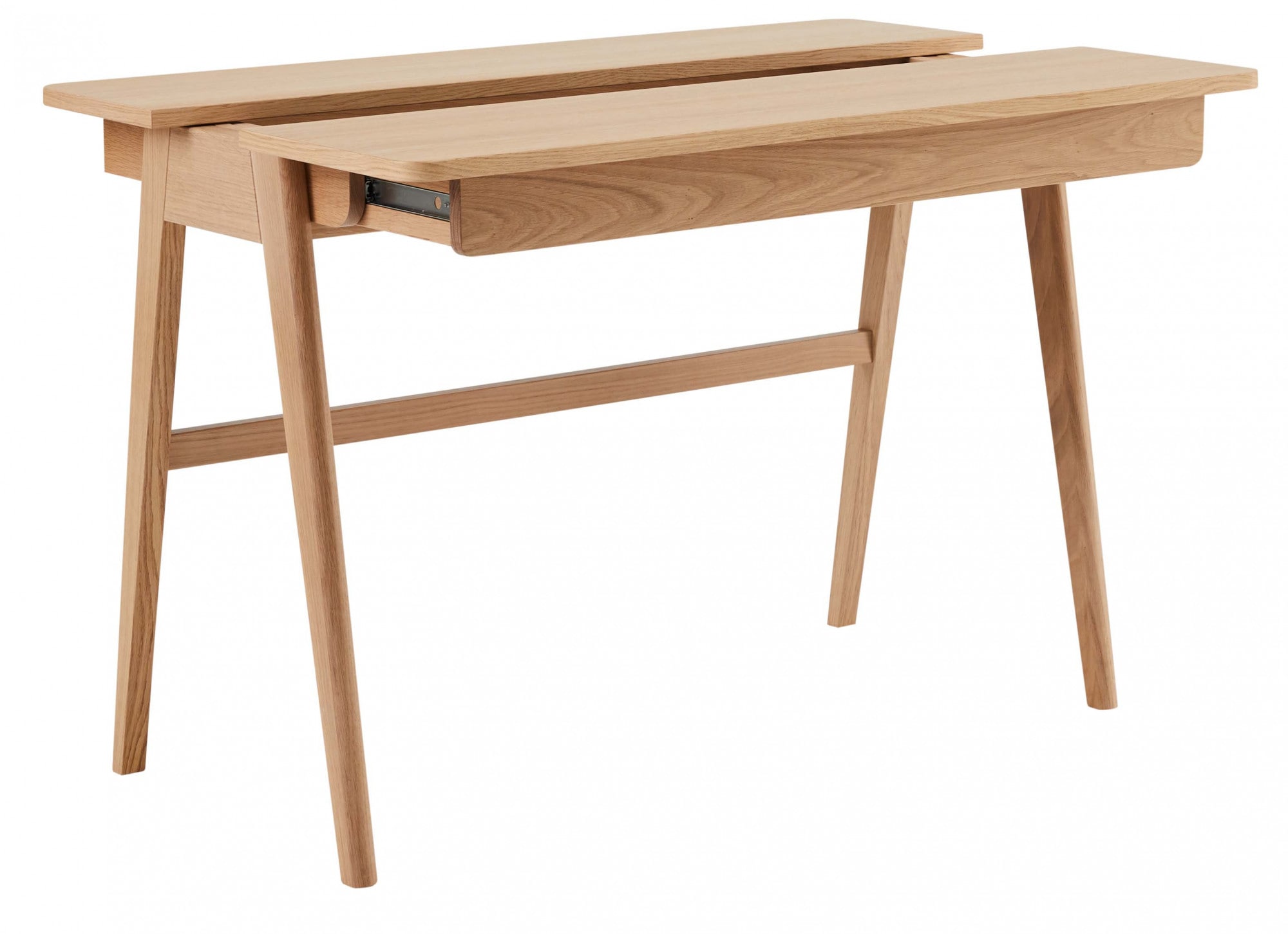 Hammel Furniture Schreibtisch »Findahl by Hammel Home Desk«, (1 St.), 110x55,5/72,5 cm, mit Stauraum und Beine aus Massivholz
