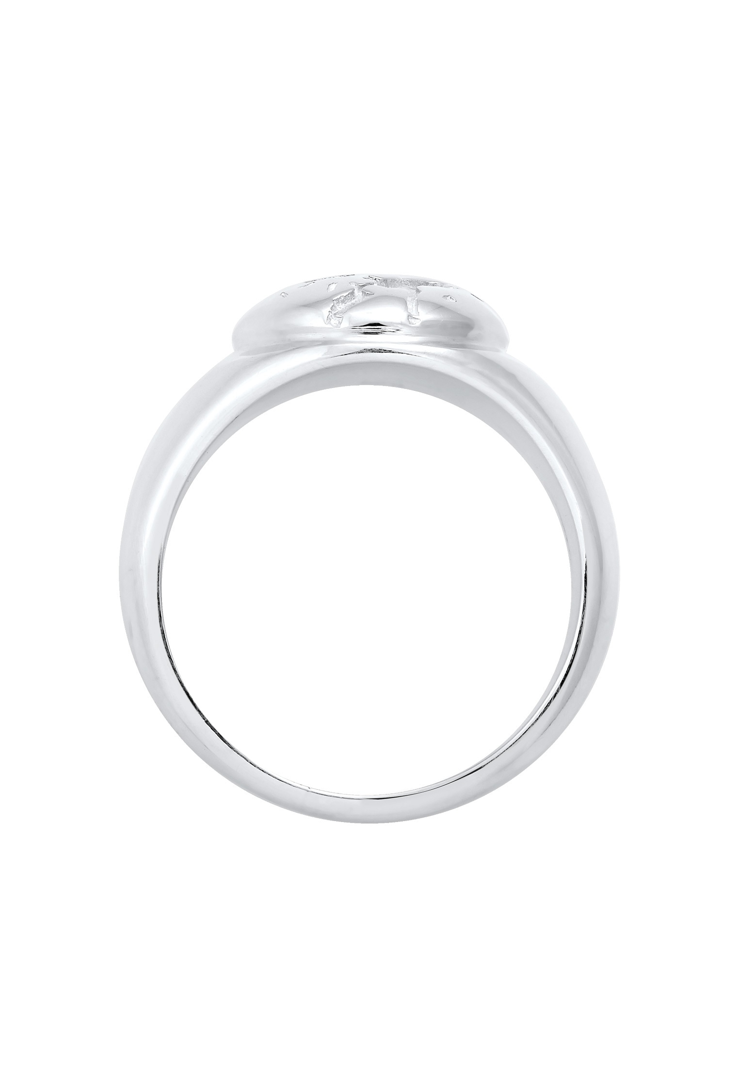 Elli Siegelring »Siegelring Globus Welt Reisen Trend 925 Silber«