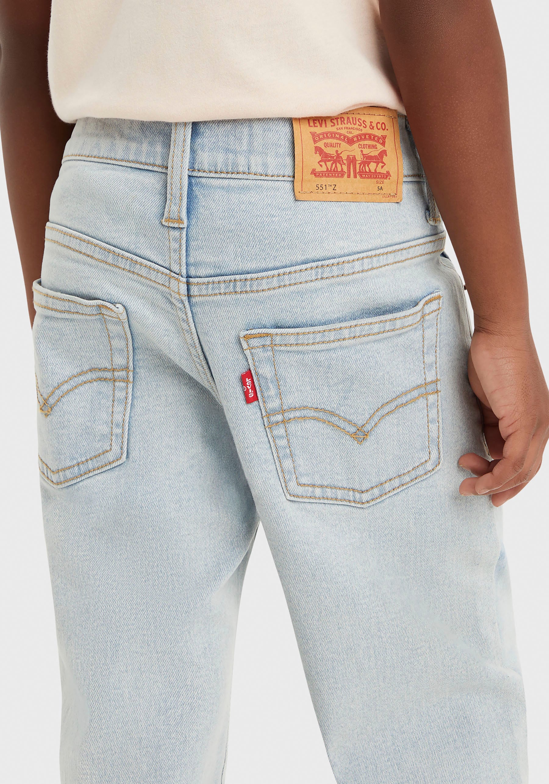Levi's® Kids Straight-Jeans »LVB 551Z AUTHENTIC STRAIGHT JEANS«, for BOYS