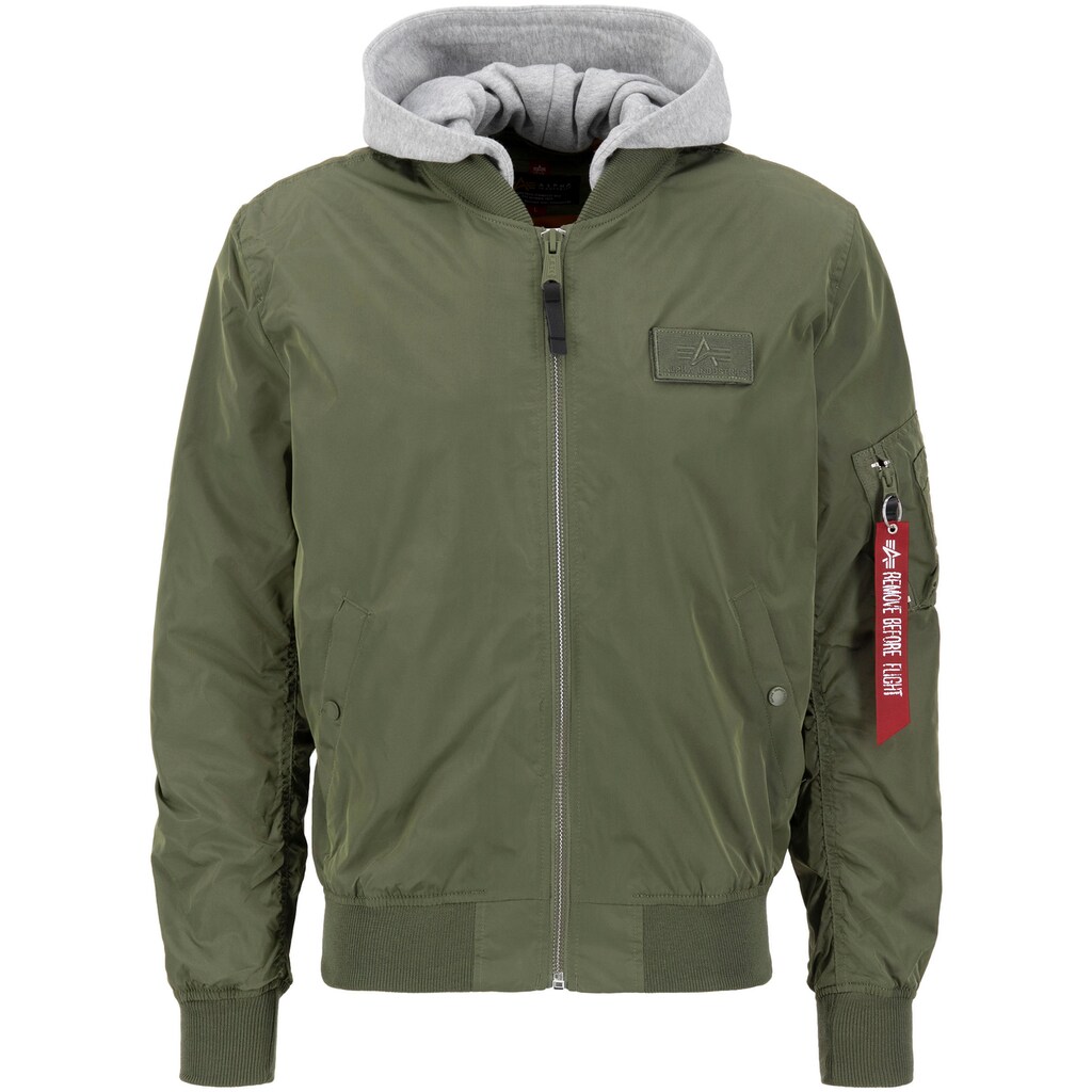 Alpha Industries Bomberjacke »MA-1 TT Hood BP Ref«, mit Kapuze