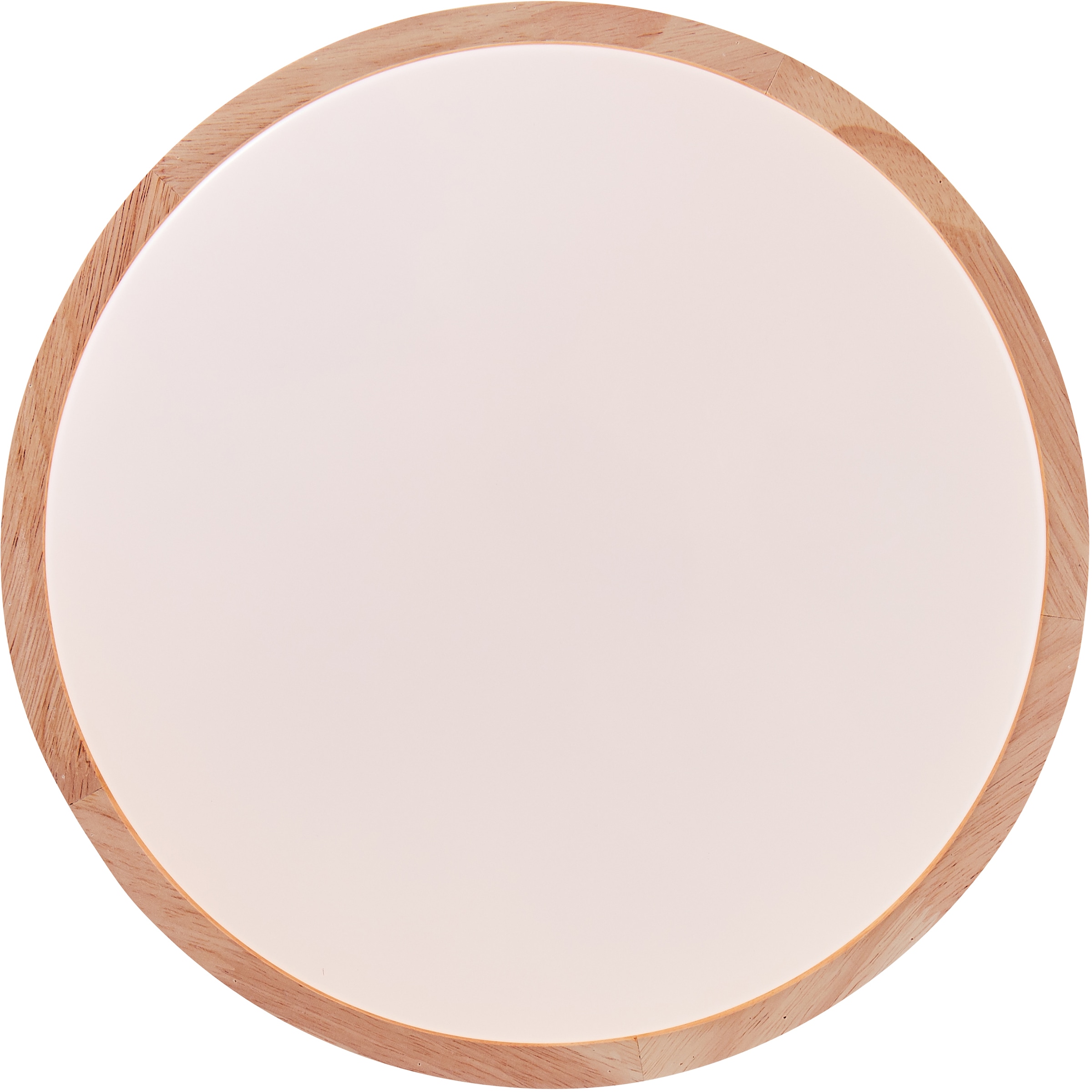 Brilliant LED Deckenleuchte »Slimline«, 1 flammig, Leuchtmittel LED-Modul | LED fest integriert, Ø 34 cm, CCT, 1300 lm, Metall/Holz/Kunststoff, holz hell/weiß