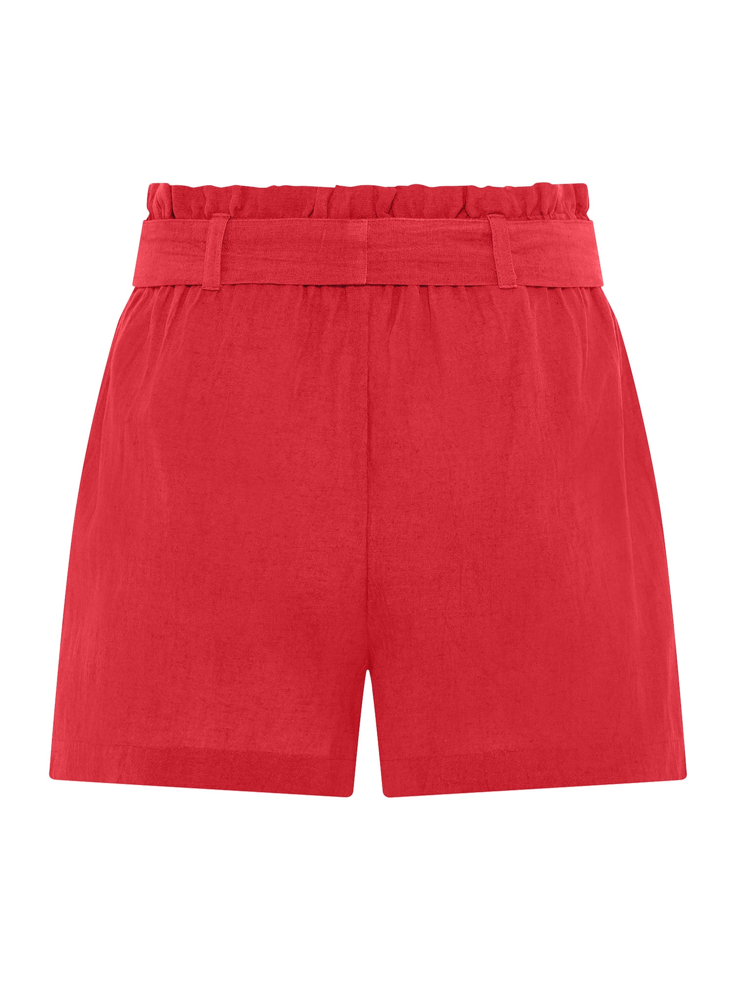 LASCANA Shorts, (mit Bindegürtel), im Paperbag-Stil, Leinenmix, Schlupfhose, Sommerhose