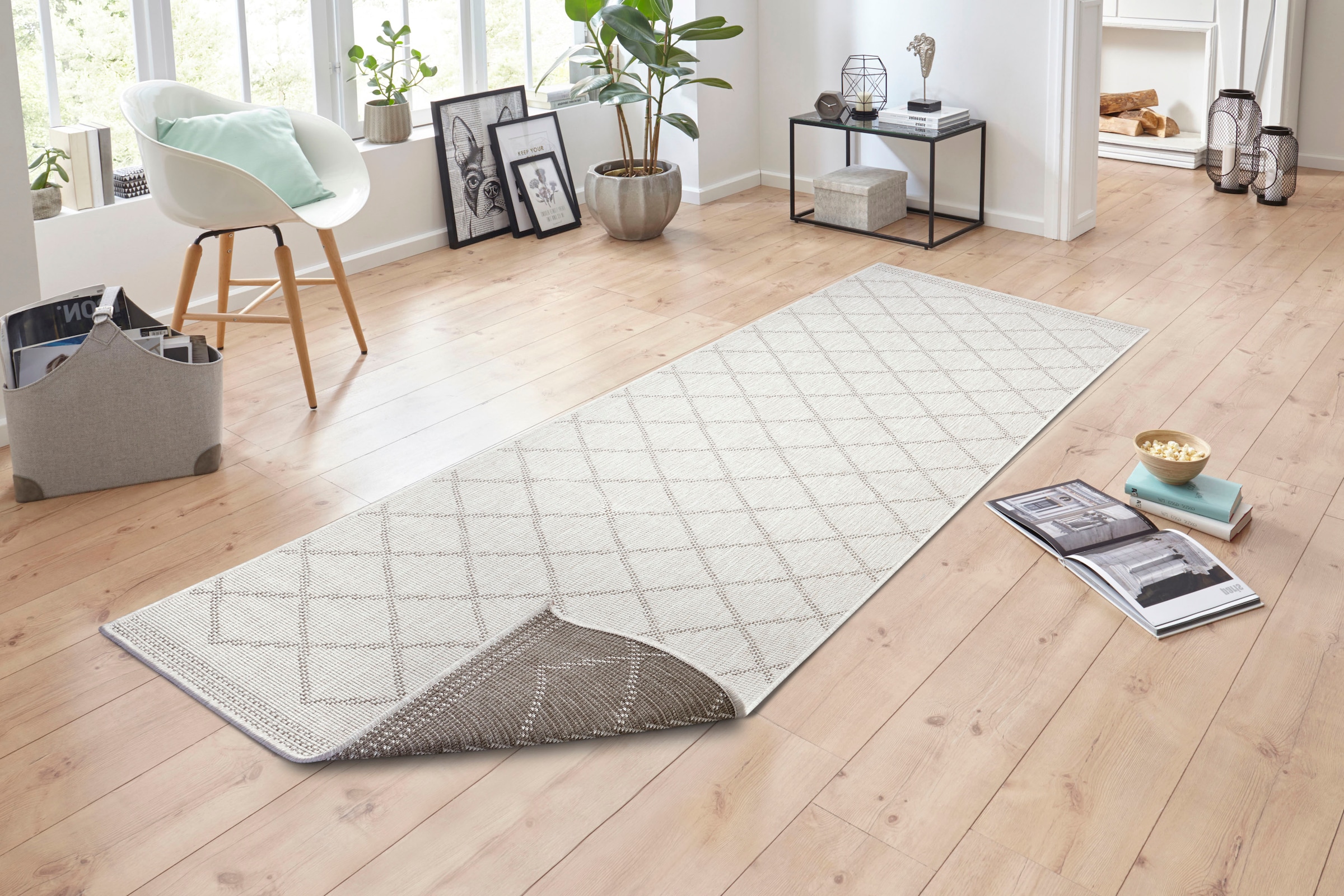 NORTHRUGS Teppich »Corsica Wendeteppich«, rechteckig, 5 mm Höhe, In-& Outdo günstig online kaufen