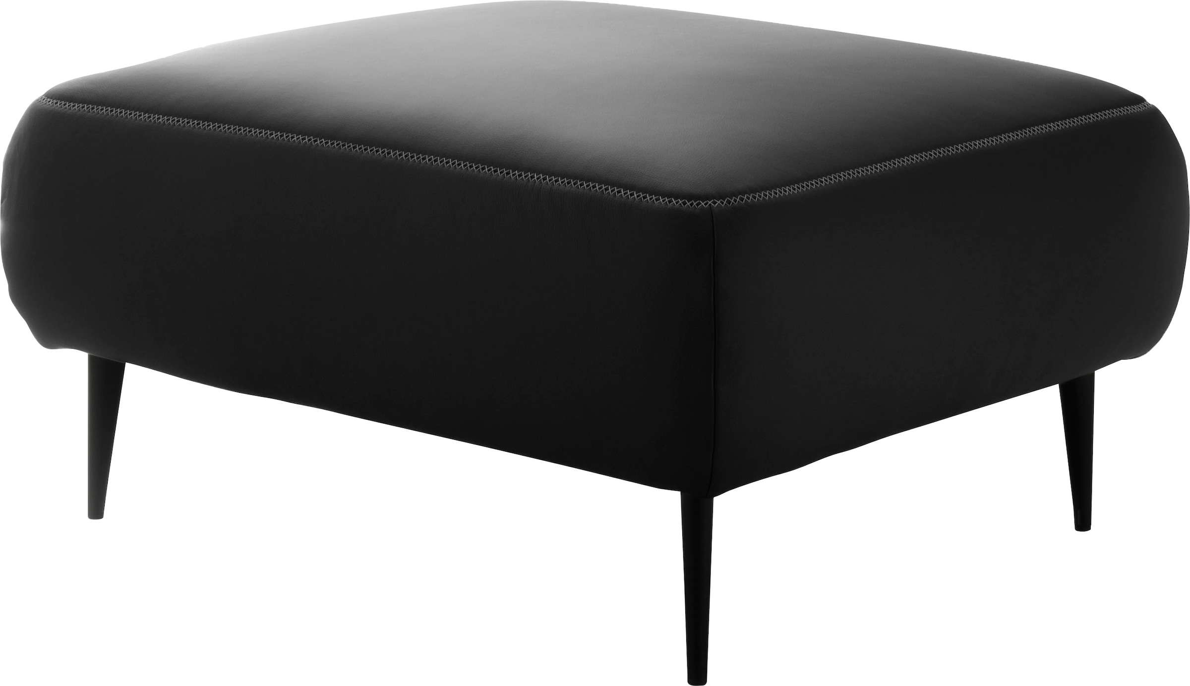 designwerk Hocker »Forma, zeitloser Desighocker mit aktuellem Fuß«, in hochwertiger Verarbeitung & tollem Sitzkomfort
