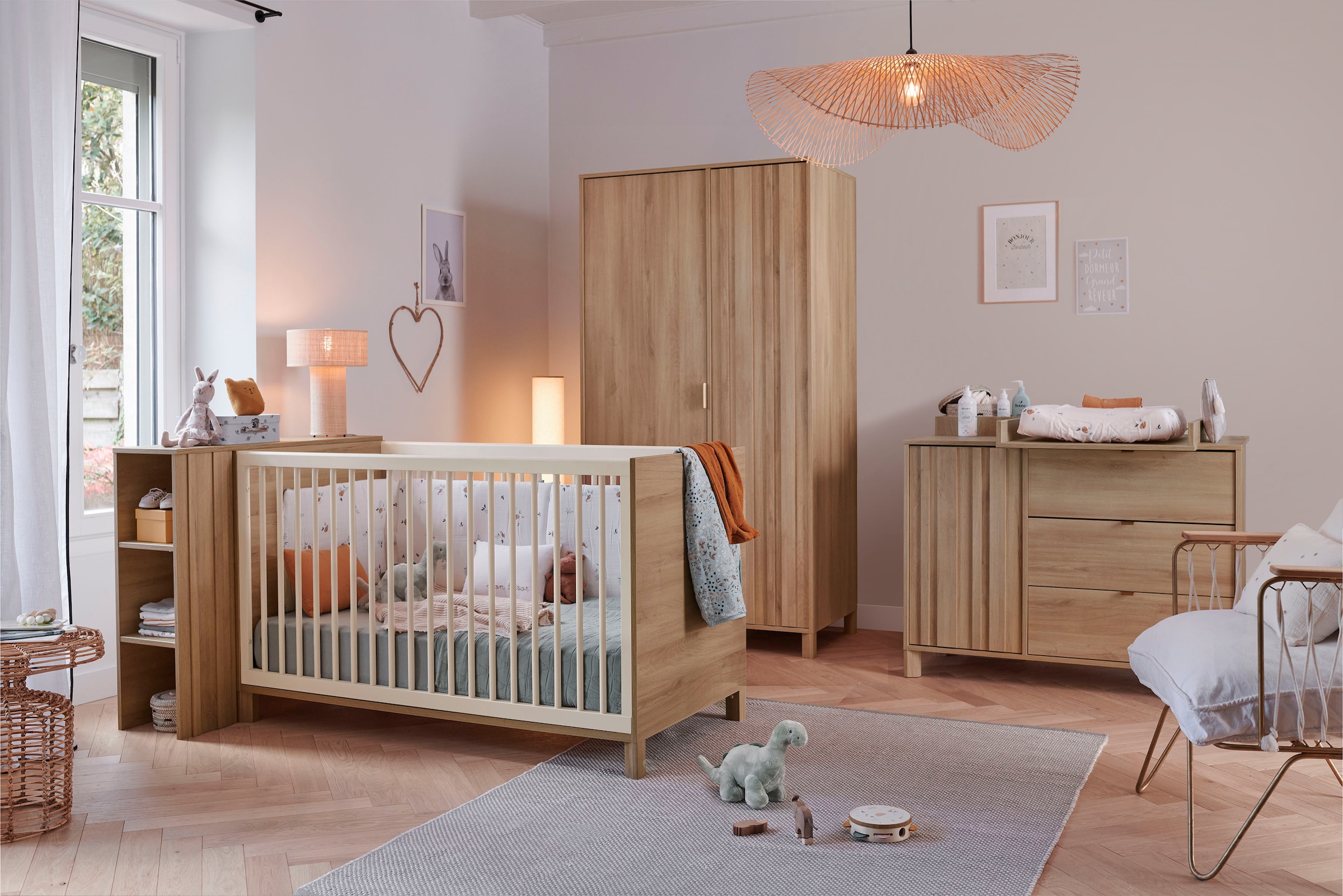 Gami Babyzimmer-Komplettset »SET N°3 CALYPSO« 6 Stk. tlg. Viel Stauraum für eine optimale Organisation.