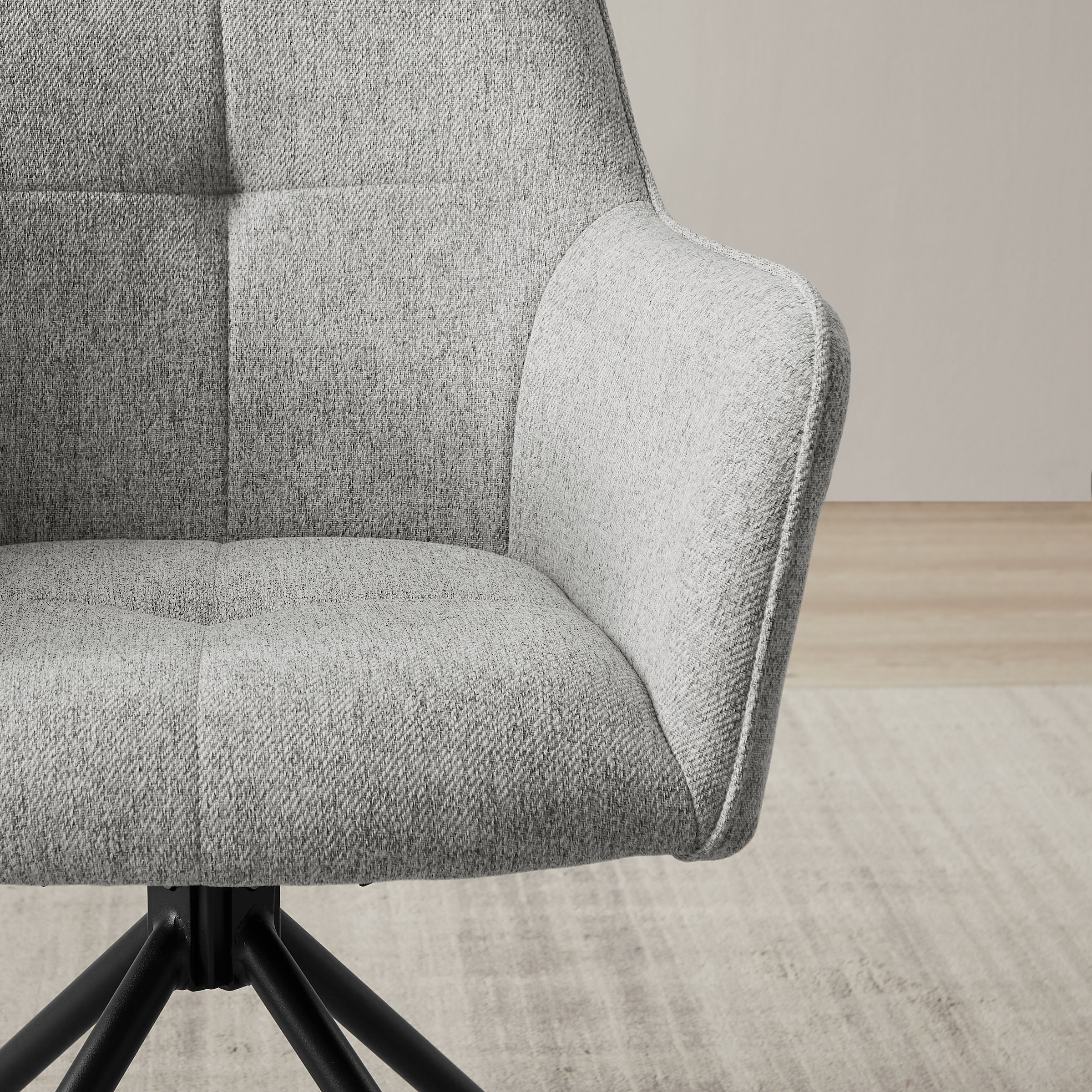 OTTO home Drehstuhl »Haily« (Set) hochwertiger Strukturstoff, robustem Metallgestell