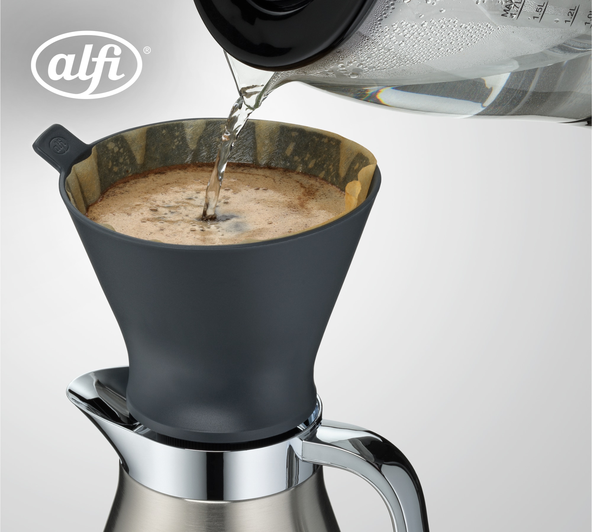 Alfi Handfilter »AROMA PLUS FLEX Kaffeefilter« Spülmaschinenfest bis 65 °C, ideal für viele alfi Produkte