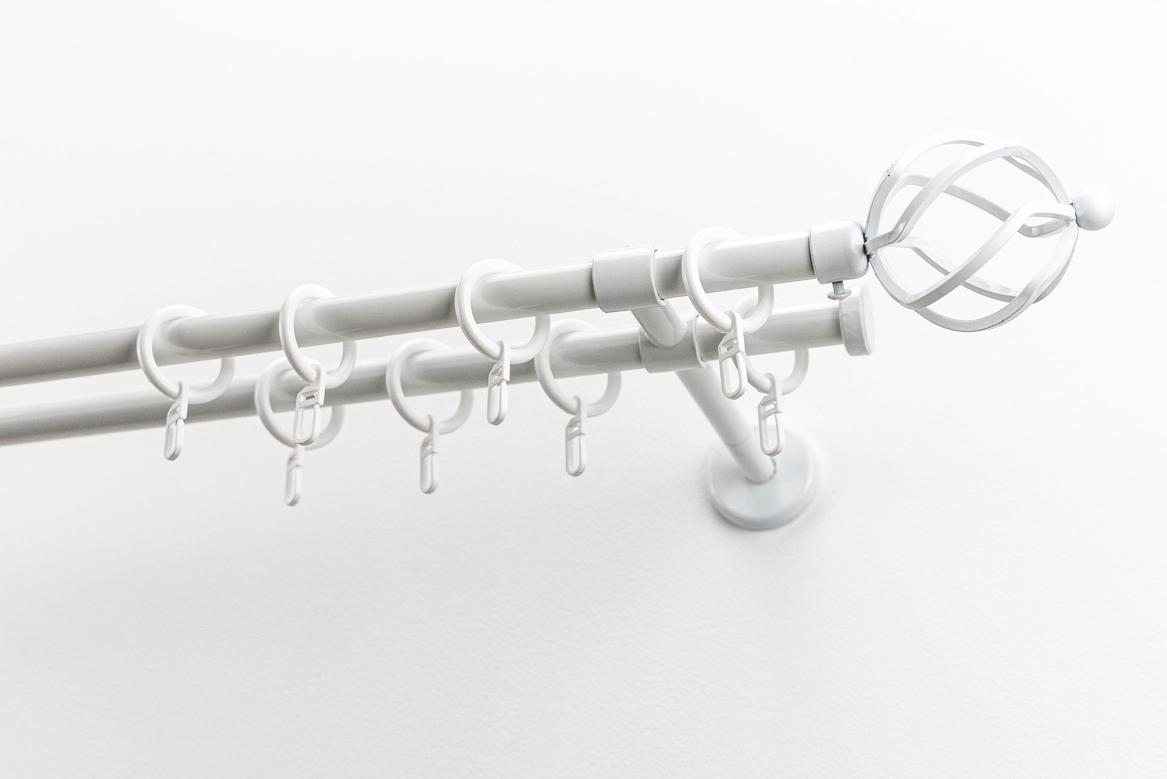 GARESA Gardinenstange »RUSTIKA« Ø 16 mm 2 läufig-läufig Wunschmaßlänge;Träg günstig online kaufen