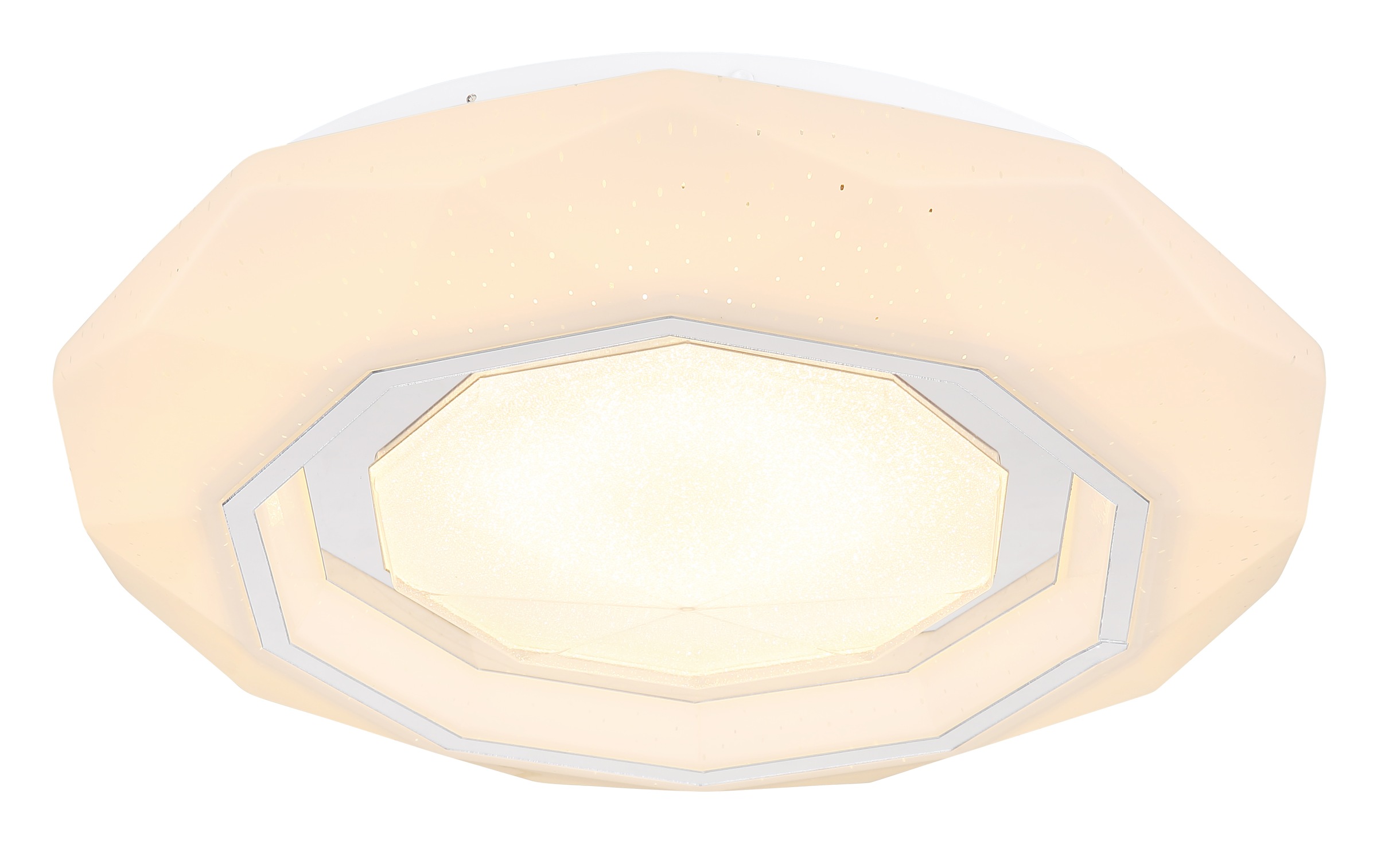 GLOBO LIGHTING LED Deckenleuchte »HOKKI« LED-Modul 1 Stk. Deckenlampe/rund/Wohnzimmer/Schlafzimmer/elegant