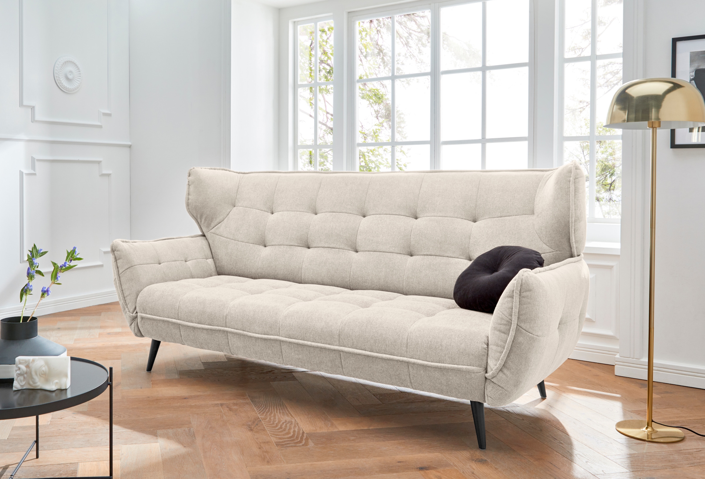 Leonique 3-Sitzer »Ariana«, Big-Sofa bzw. stylischer Hochlehner günstig online kaufen