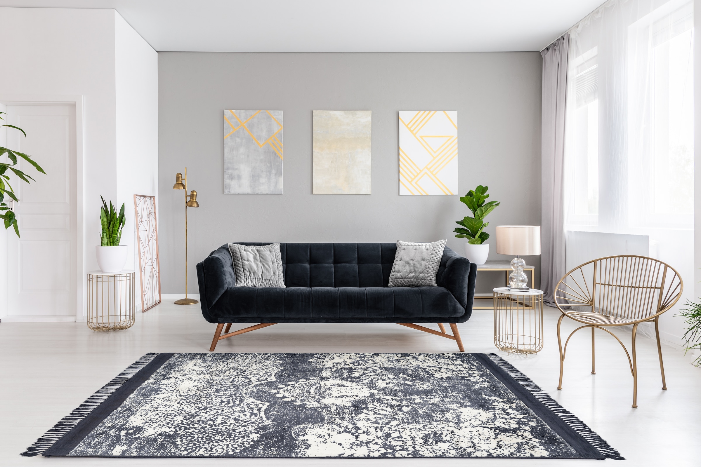 Padiro Teppich »Dolce Vita 125«, rechteckig, 10 mm Höhe, Trendige Verwaschung, Orient-Design