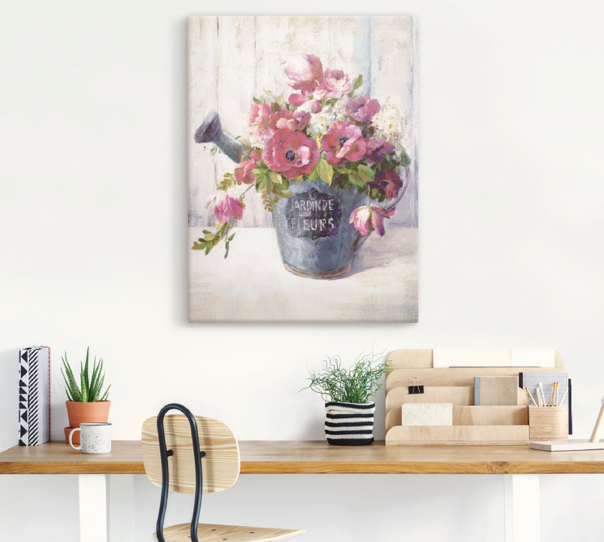 Artland Wandbild »Gartenblumen II«, Blumen, (1 St.), als Leinwandbild, Post günstig online kaufen