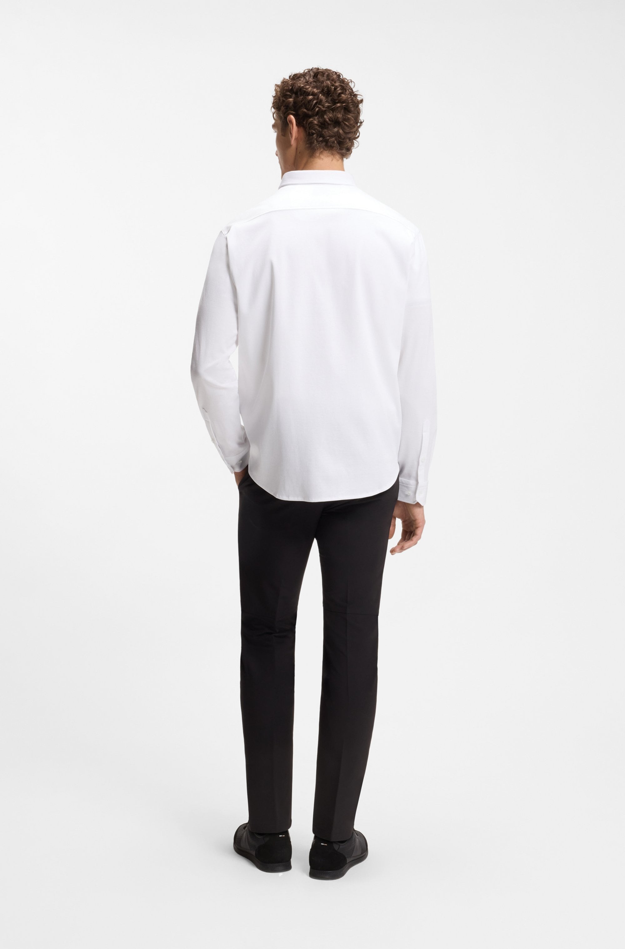 BOSS GREEN Langarmhemd »B MOTION L« mit Logo-Druck