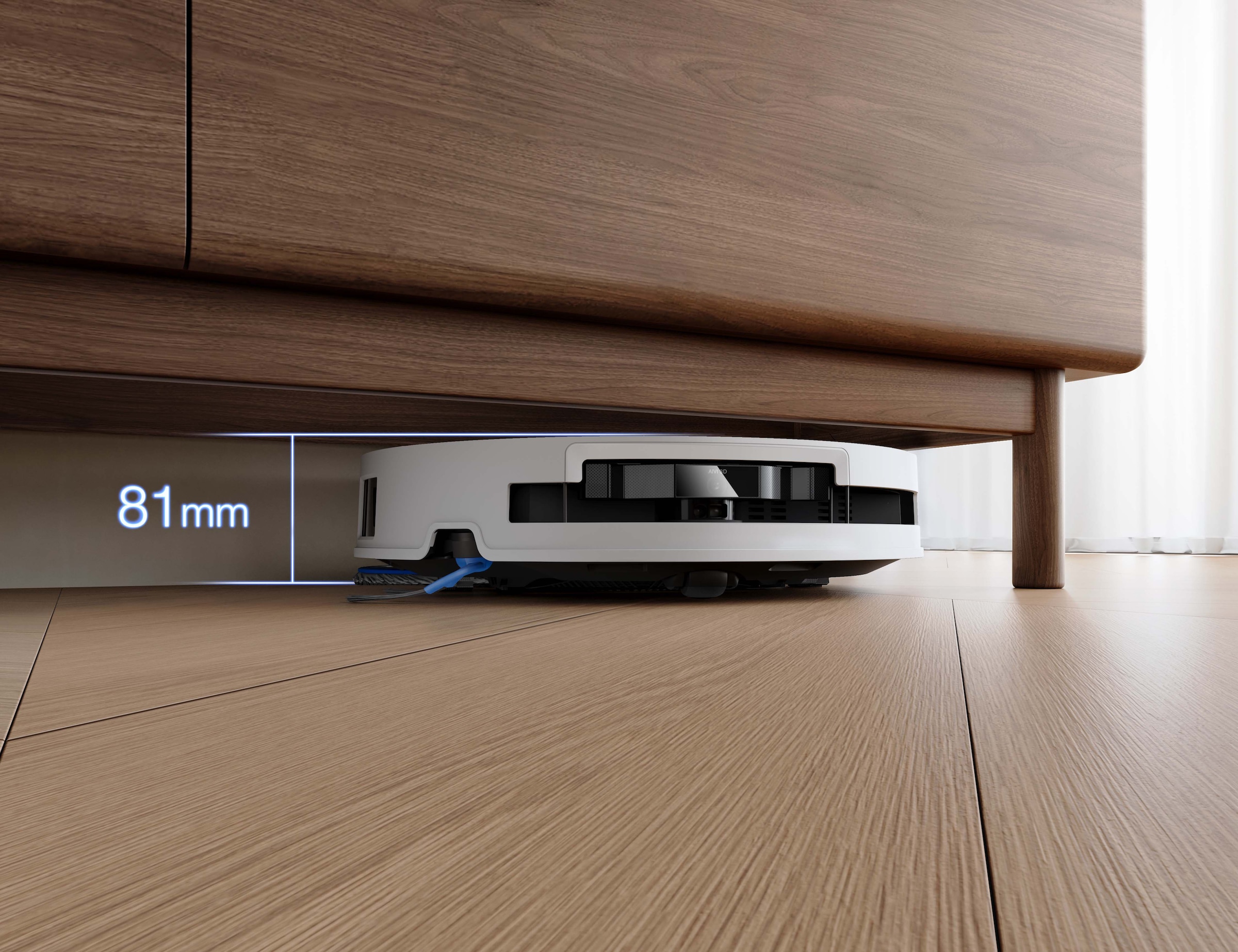 ECOVACS Nass-Trocken-Saugroboter »DEEBOT T50 OMNI Gen3« 25.000 Pa, OMNI Station, Ultraschlankes 81-mm-Design