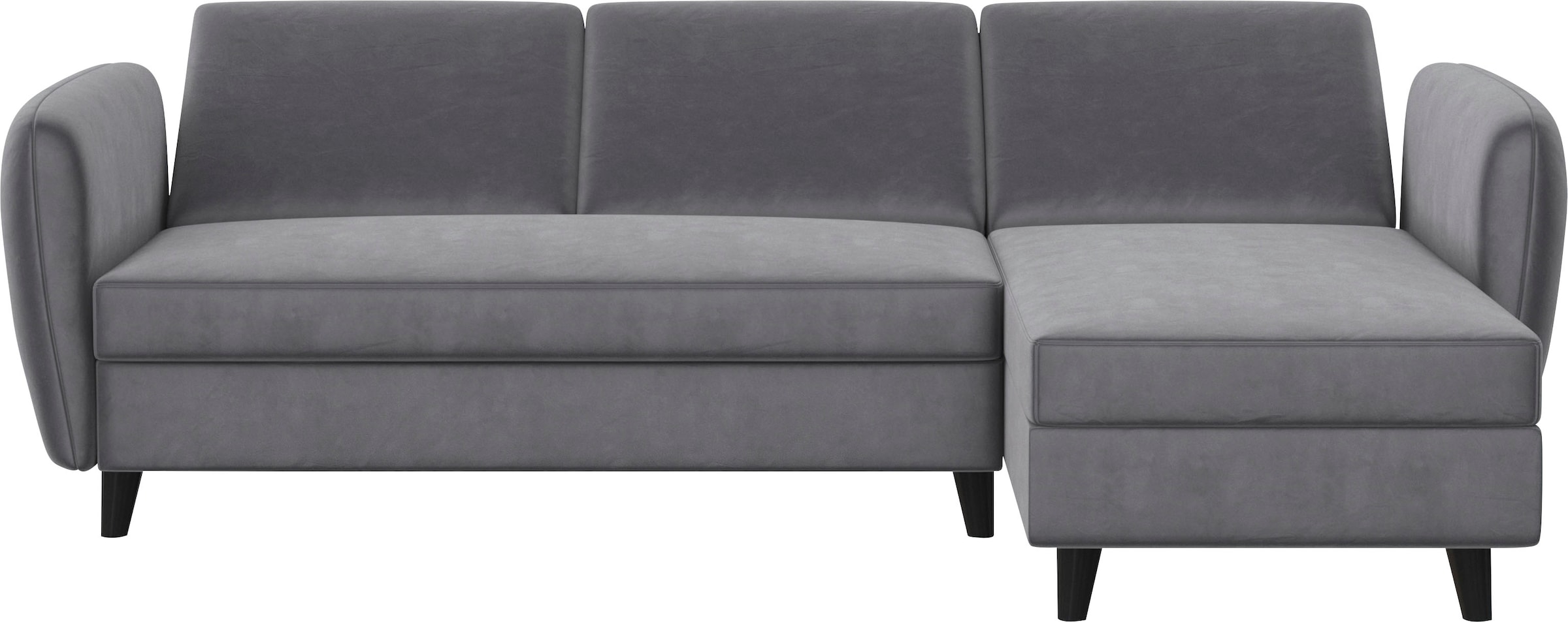 Dorel Home Ecksofa »Perry, L-Form,« Rückenlehne, verschiedene Farbvarianten, Sitzhöhe 43 cm, Breite 219 cm