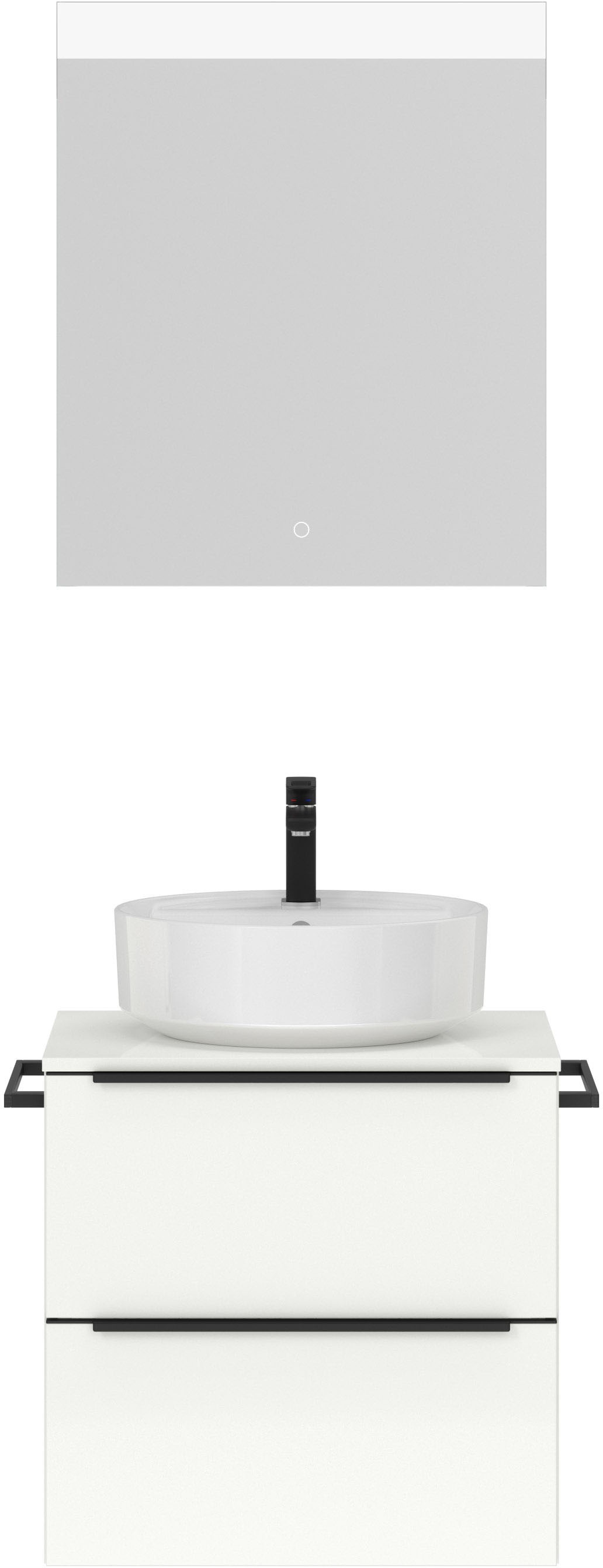 nobilia® Badmöbel-Set »Alvene« vormontiert, mit Soft-Close, 2 Stk. tlg. günstig online kaufen