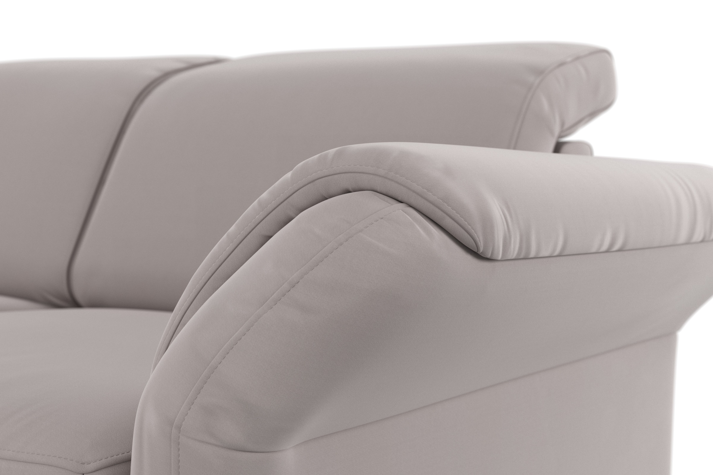 sit&more Ecksofa »Apulia L-Form«, wahlweise Bettfunktion, Bettkasten und Kopf- und Armteilverstellung