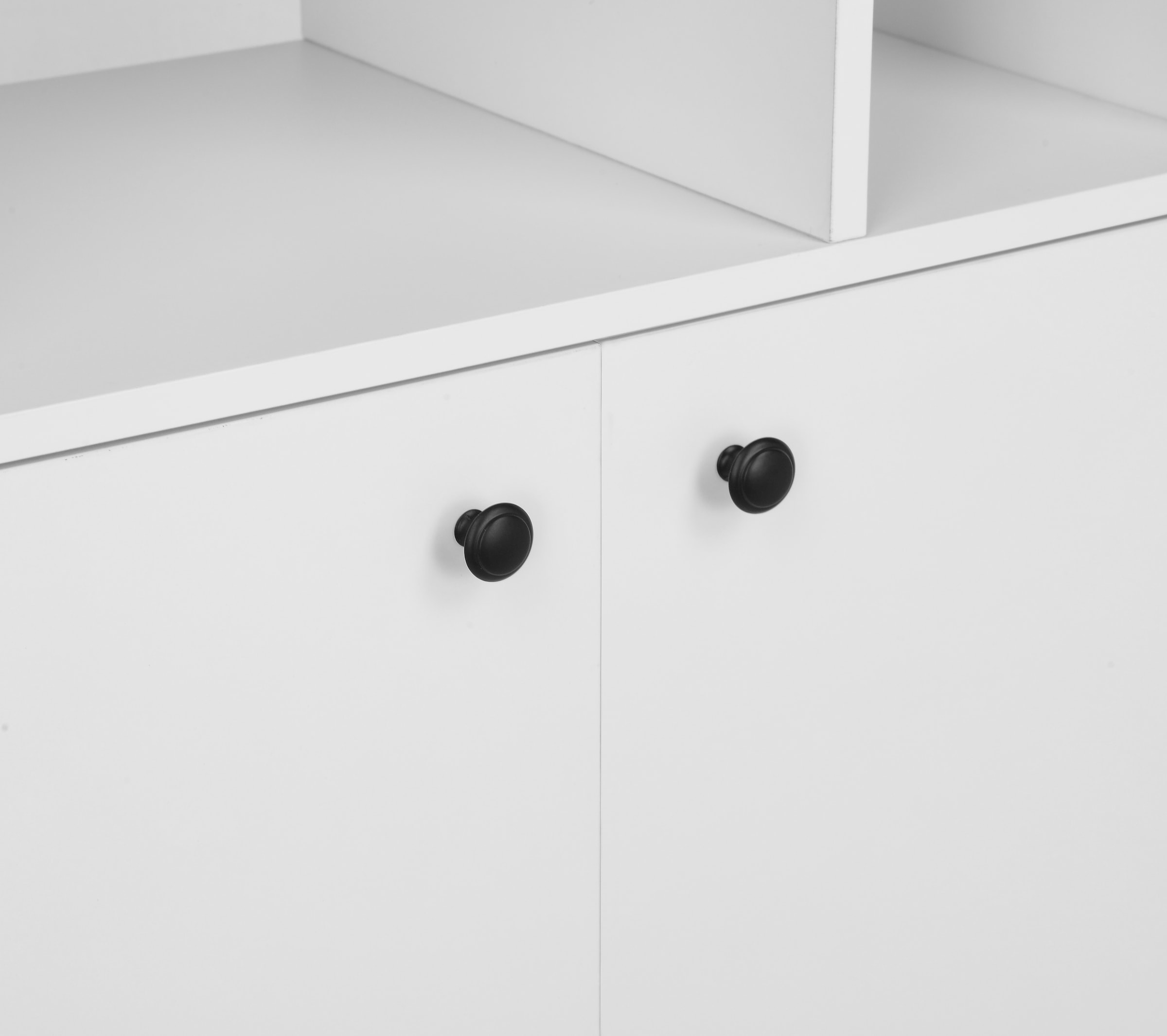 INOSIGN Mehrzweckschrank »Ezzell«, 7 offene Fächer, Metallgriffe, kratzfeste Beschichtung, Maße 60x170 cm
