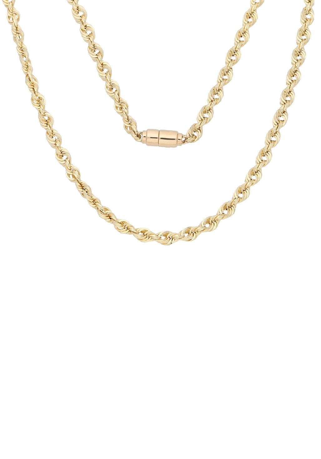Bild von Firetti Goldkette »Schmuck Geschenk Gold 585, Kordelkette, Soprano, facettiert«