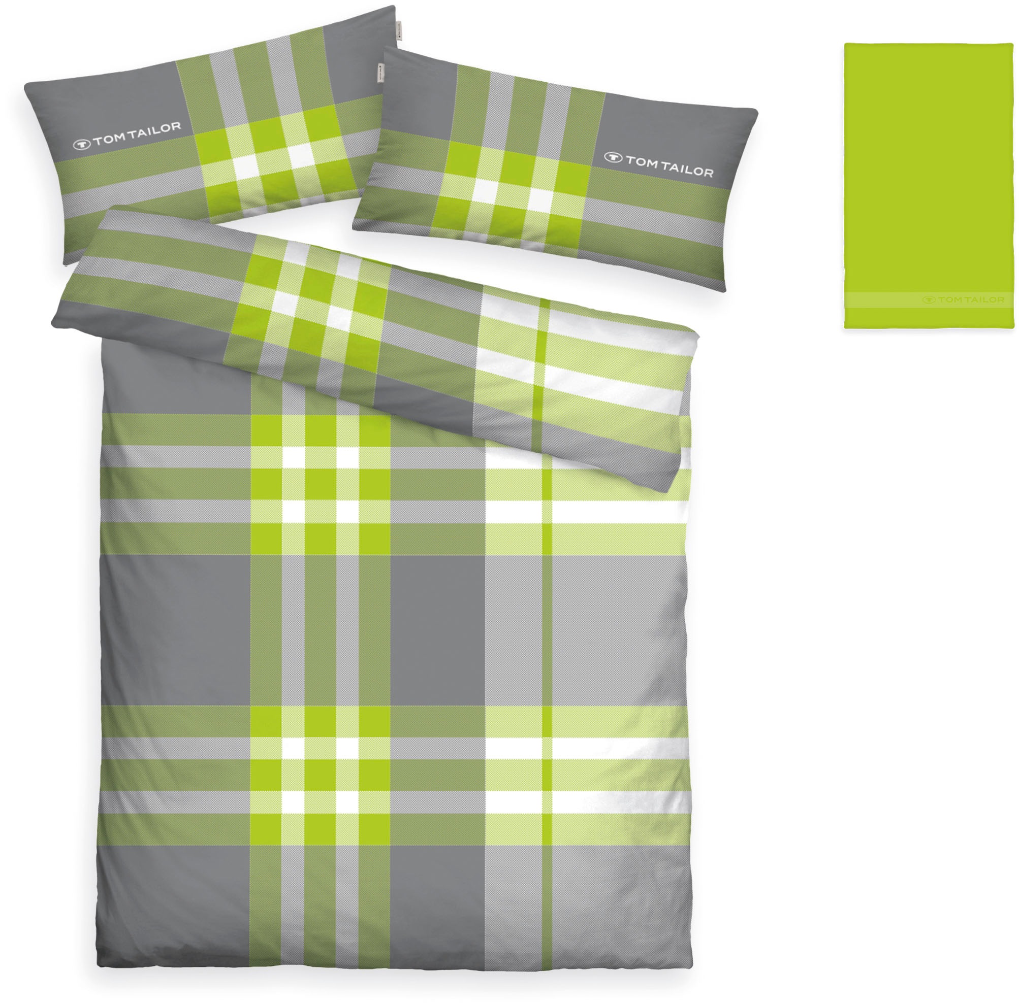 TOM TAILOR HOME Bettwäsche »Nick in Gr. 135x200 oder 155x220 cm«, mit Grati günstig online kaufen
