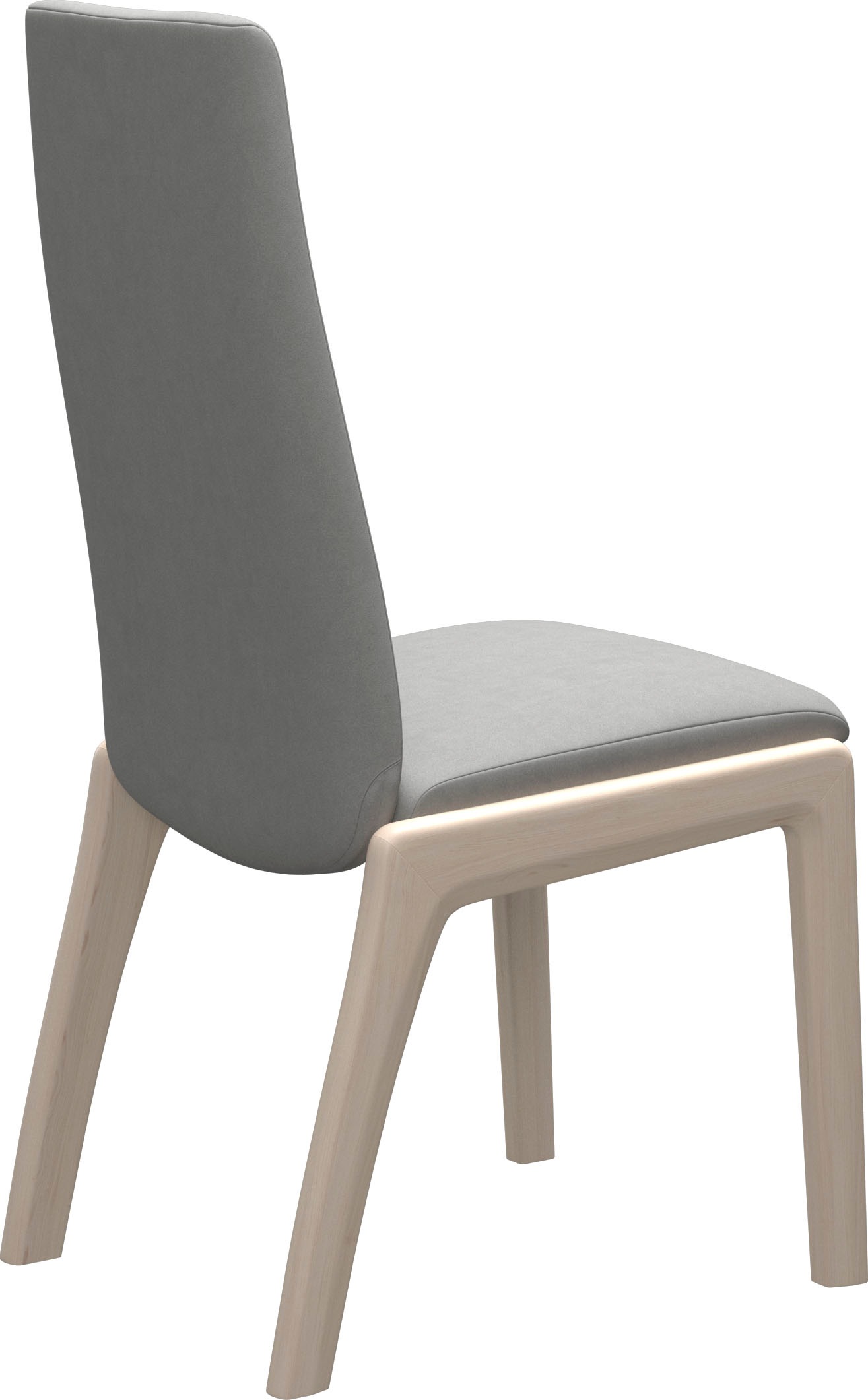 Stressless® Polsterstuhl »Laurel«, Microfaser DINAMICA, High Back, Größe M, mit abgerundeten Beinen in Eiche gekalkt