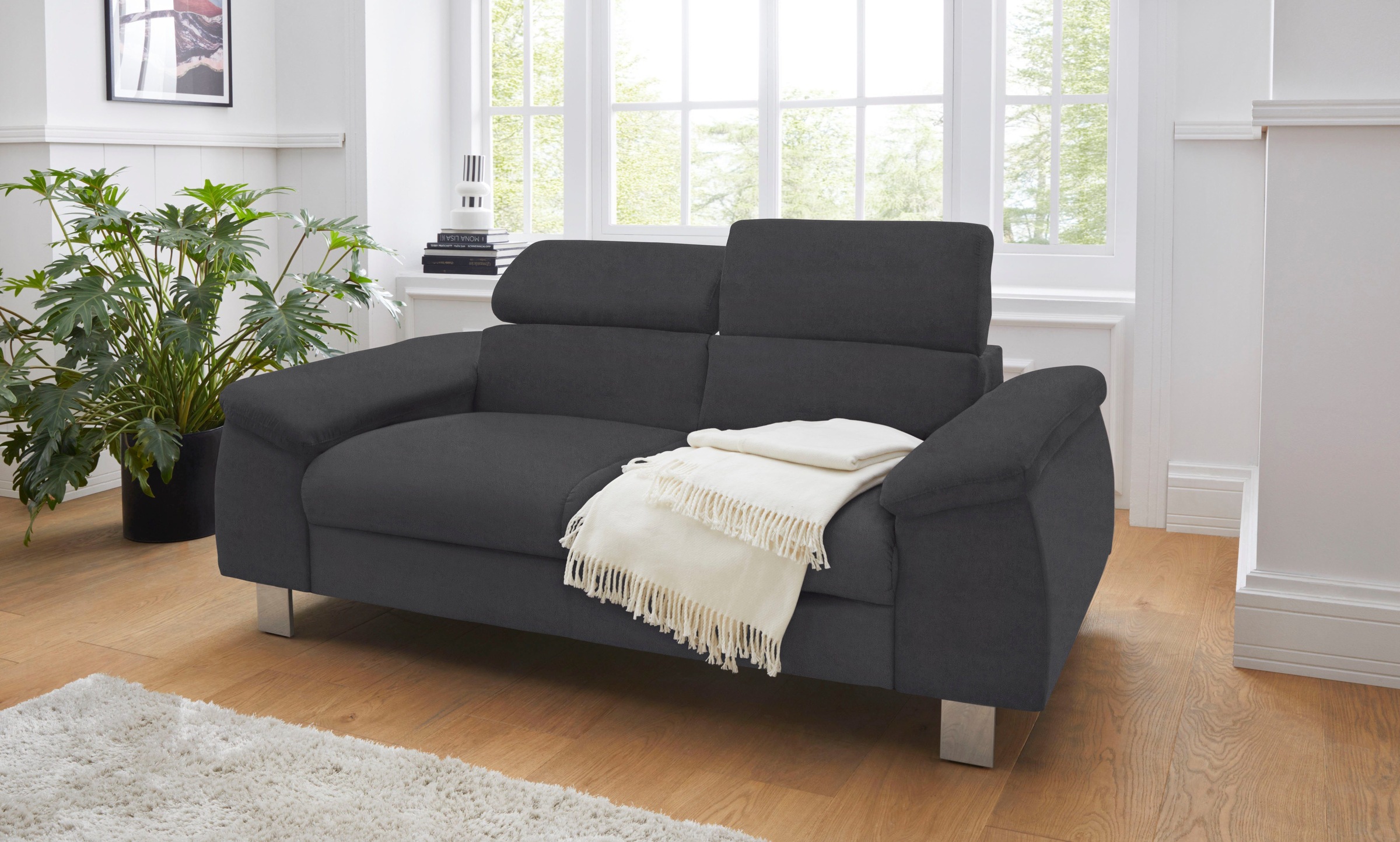 COTTA Polstergarnitur »Komaris«, (Set), Set bestehend aus: 2-Sitzer mit Kop günstig online kaufen