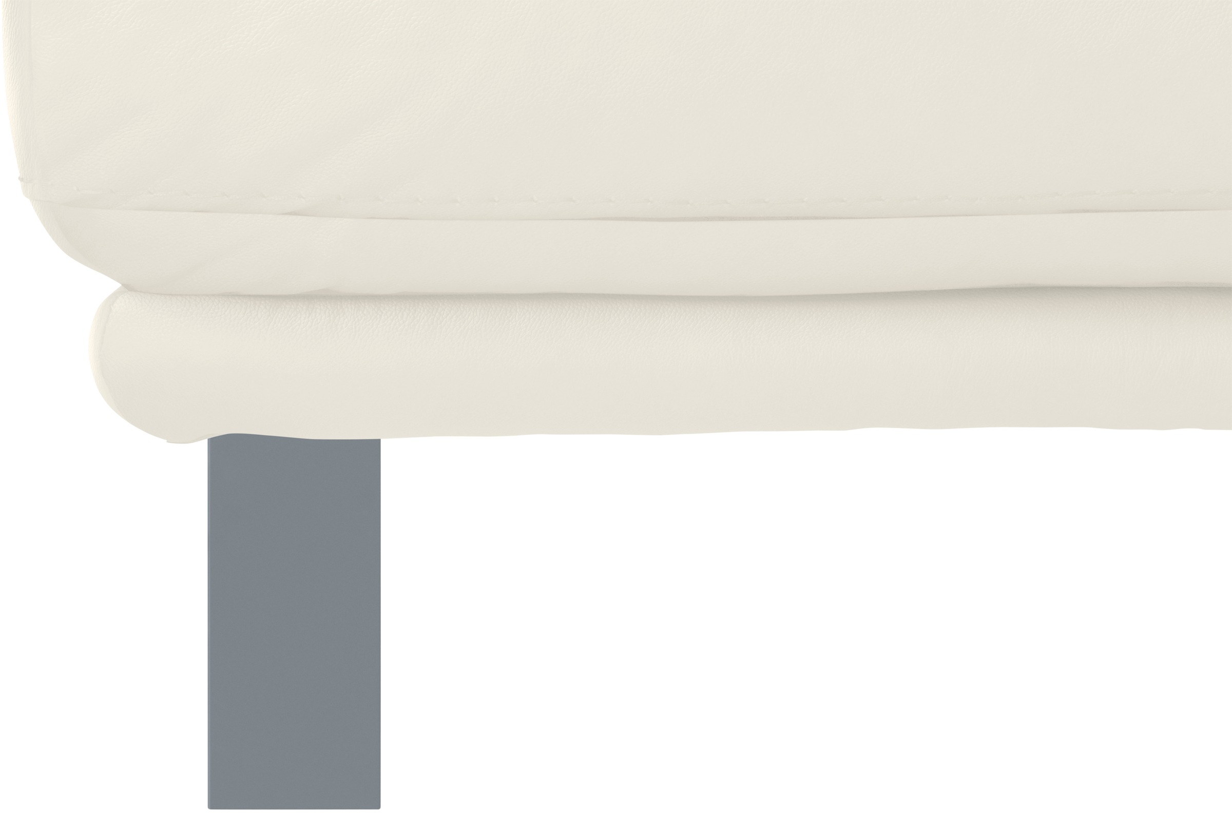 W.SCHILLIG Hocker »montanaa«, mit Metallkufen in Silber matt, Breite 71 cm