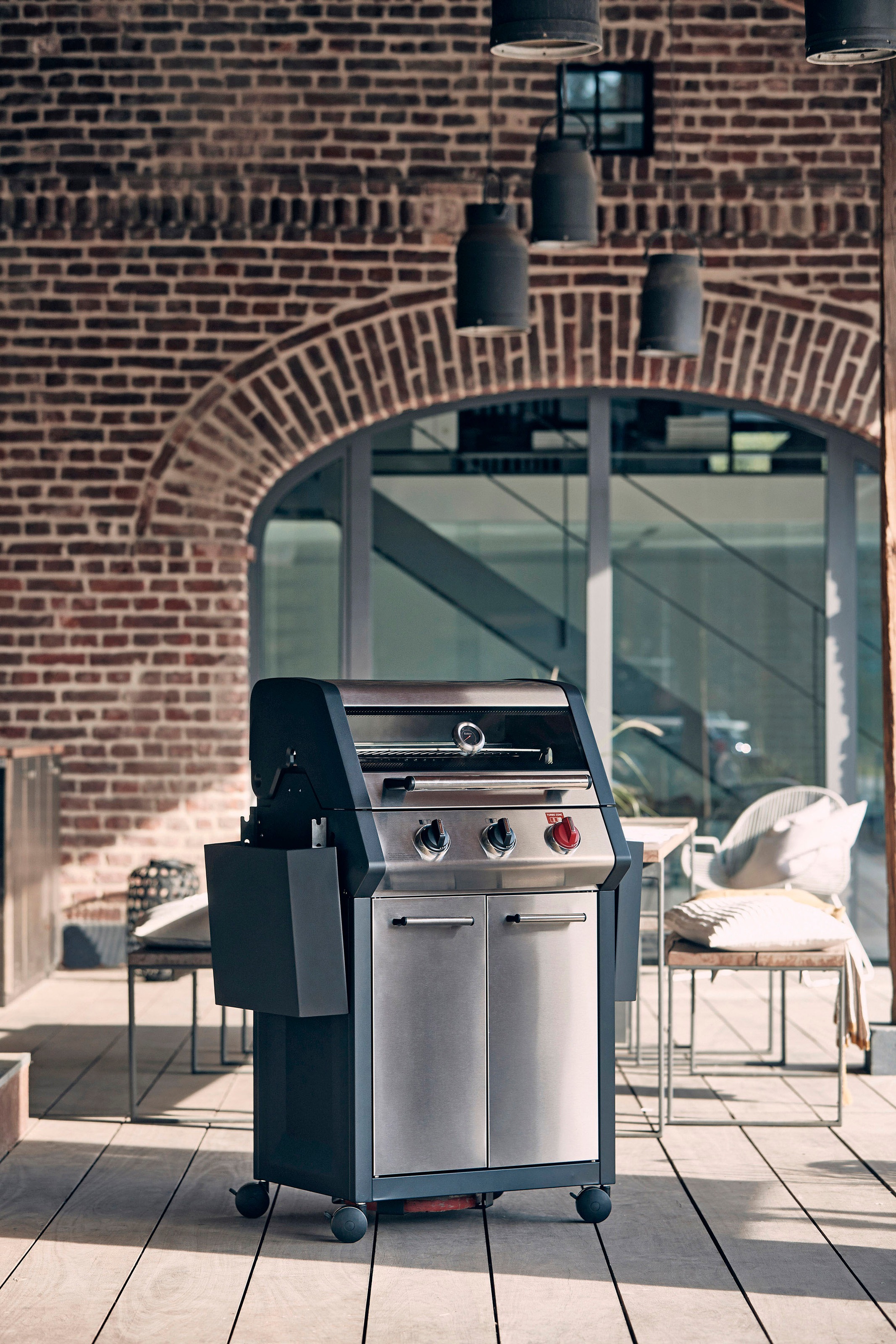 2. Bild von Enders® Gasgrill »Monroe ProX 3 S Turbo«, BxTxH: 136x57x119 cm
