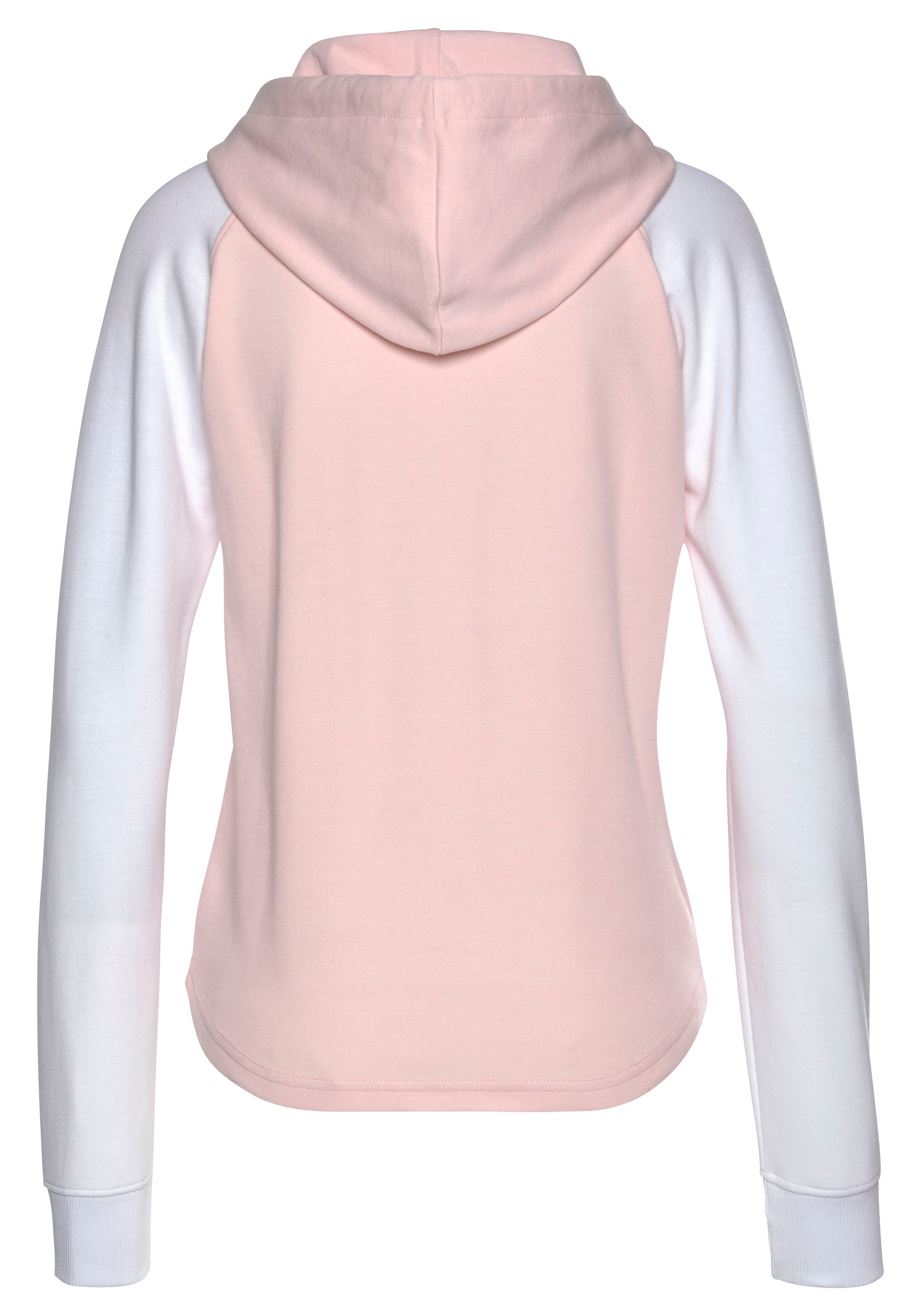 abgesetzten und mit farblich Kapuzensweatshirt, Hoodie Loungewear online kaufen Loungeanzug, Bench. Logodruck, Ärmeln