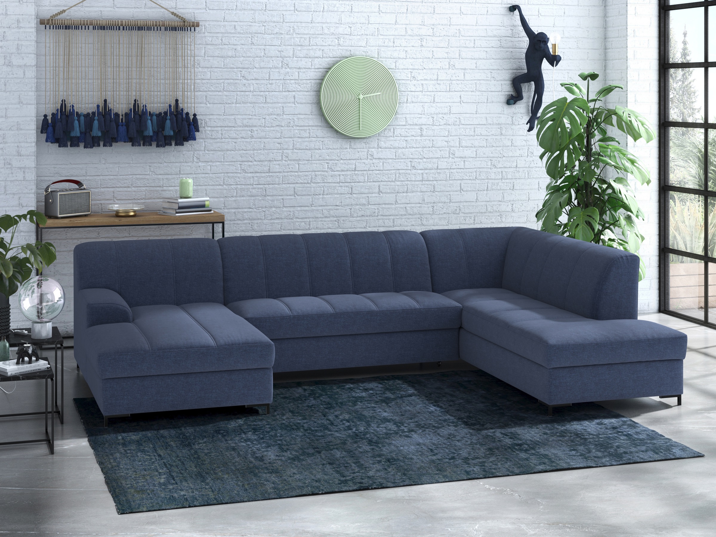 Home affaire Wohnlandschaft »Balme, moderne Formensprache, zeitloses Design günstig online kaufen