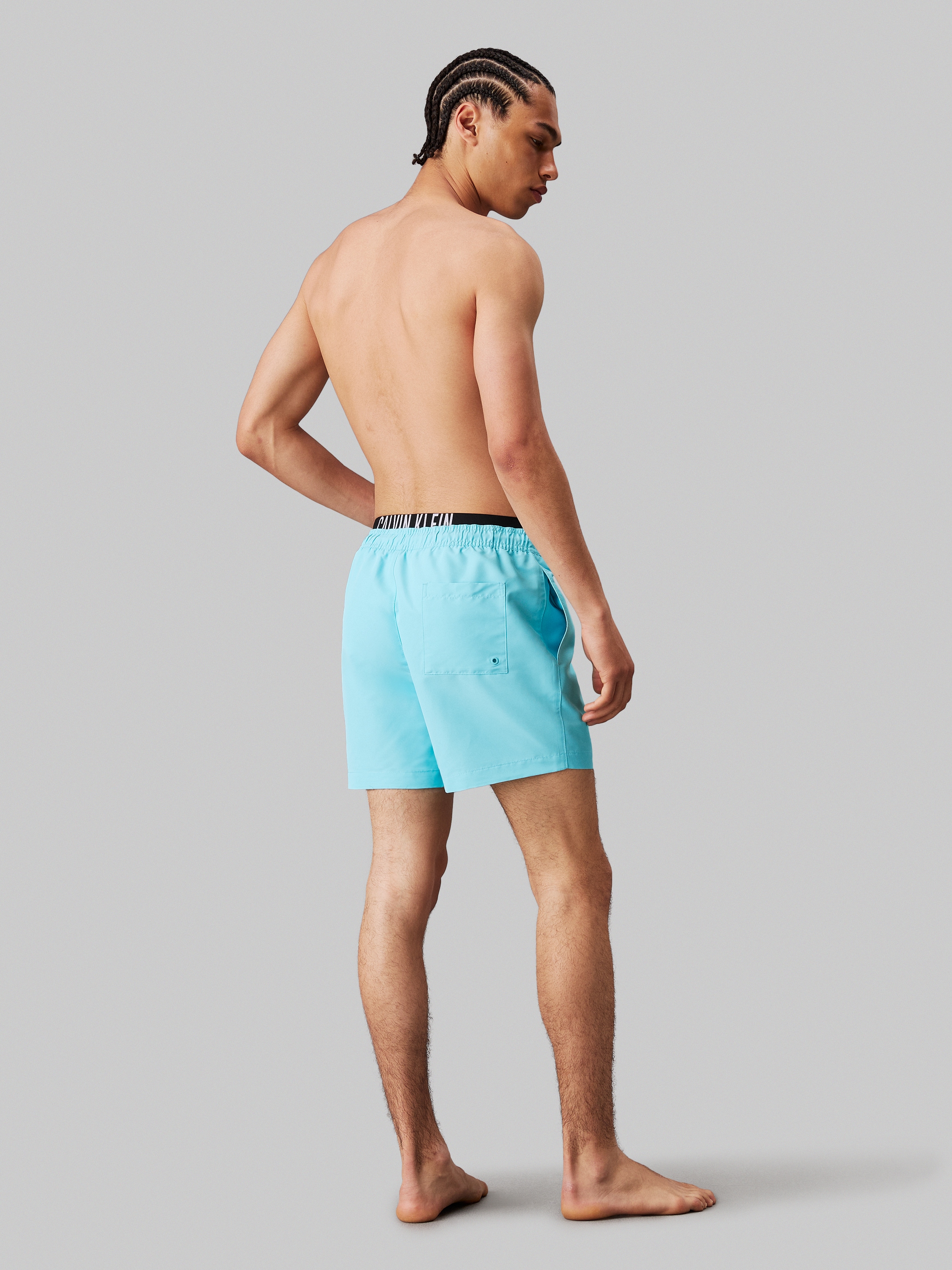 10. Bild von Calvin Klein Swimwear Badeshorts »MEDIUM DOUBLE WB«, mit doppeltem Bund