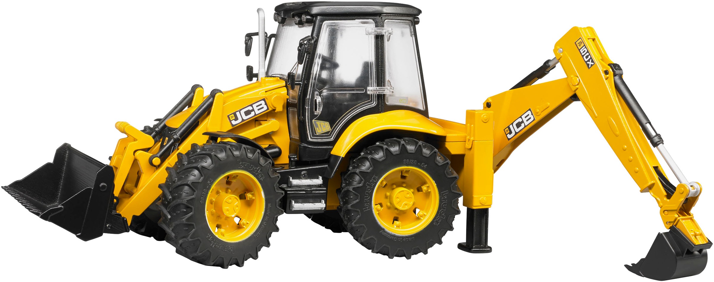 Bruder® Spielzeug-Bagger »JCB 5CX eco Baggerlader 41 cm (02454)«, Made in Europe