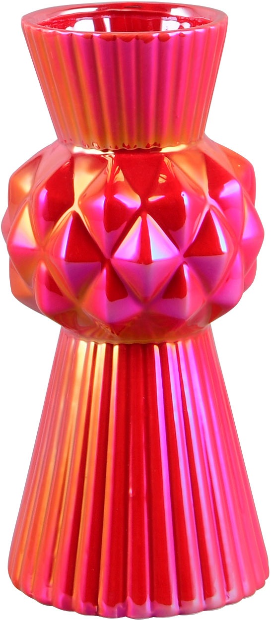 MIRRORS AND MORE Dekovase »VORO« Bunte Dekovase in auffälliger Form günstig online kaufen