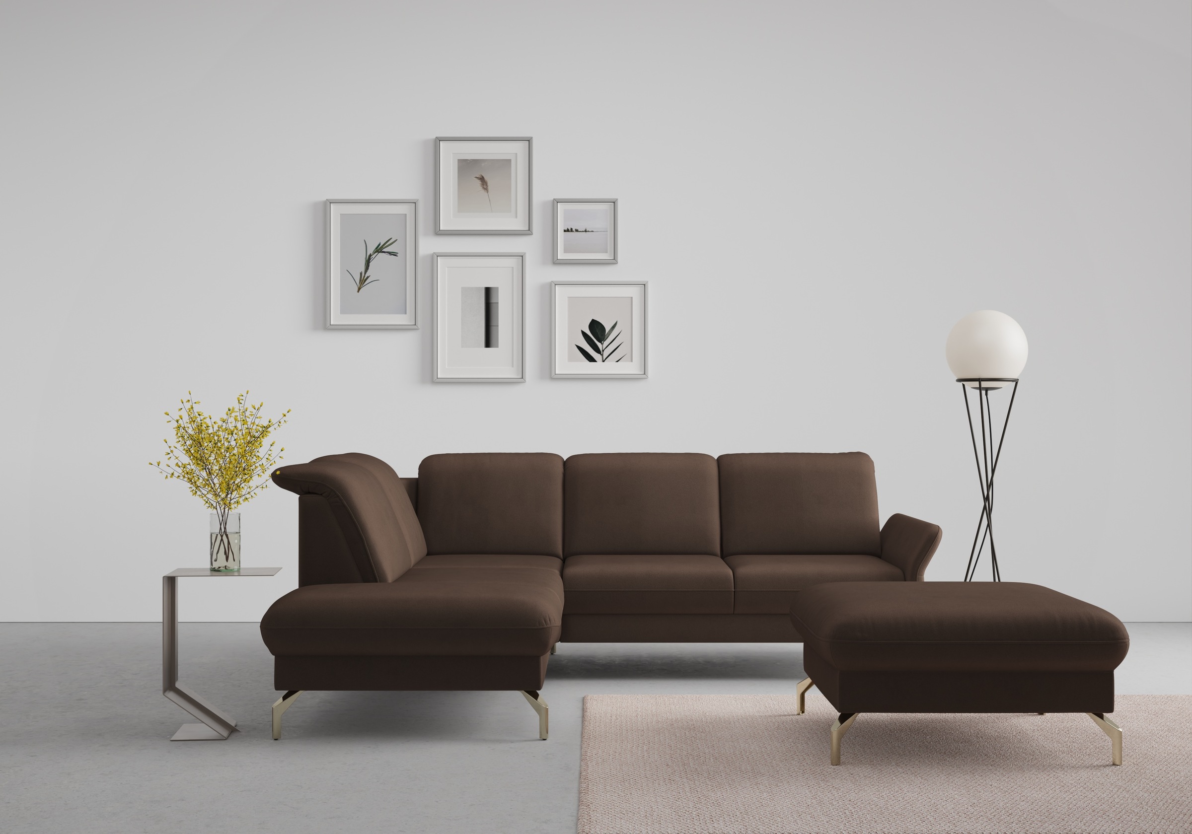 sit&more Ecksofa Fashion L-Form, wahlweise mit Kopfteilverstellung, Vorzieh günstig online kaufen