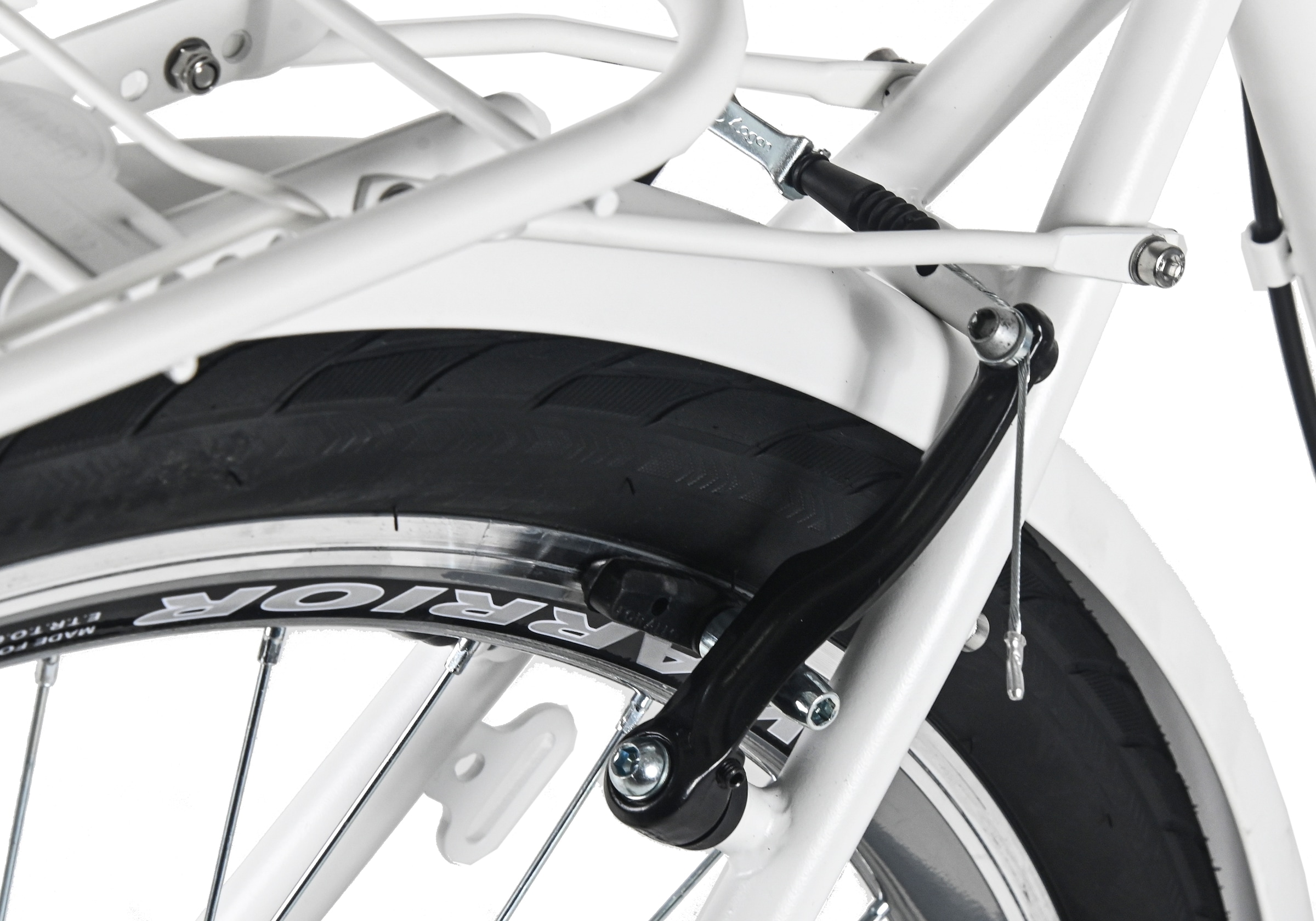 Dacapo Trekkingrad »Damen 28'' Ravenna 6 Weiß  6 Gänge RH 48 cm« 6 Gang Shimano Tourney Schaltwerk Kettenschaltung