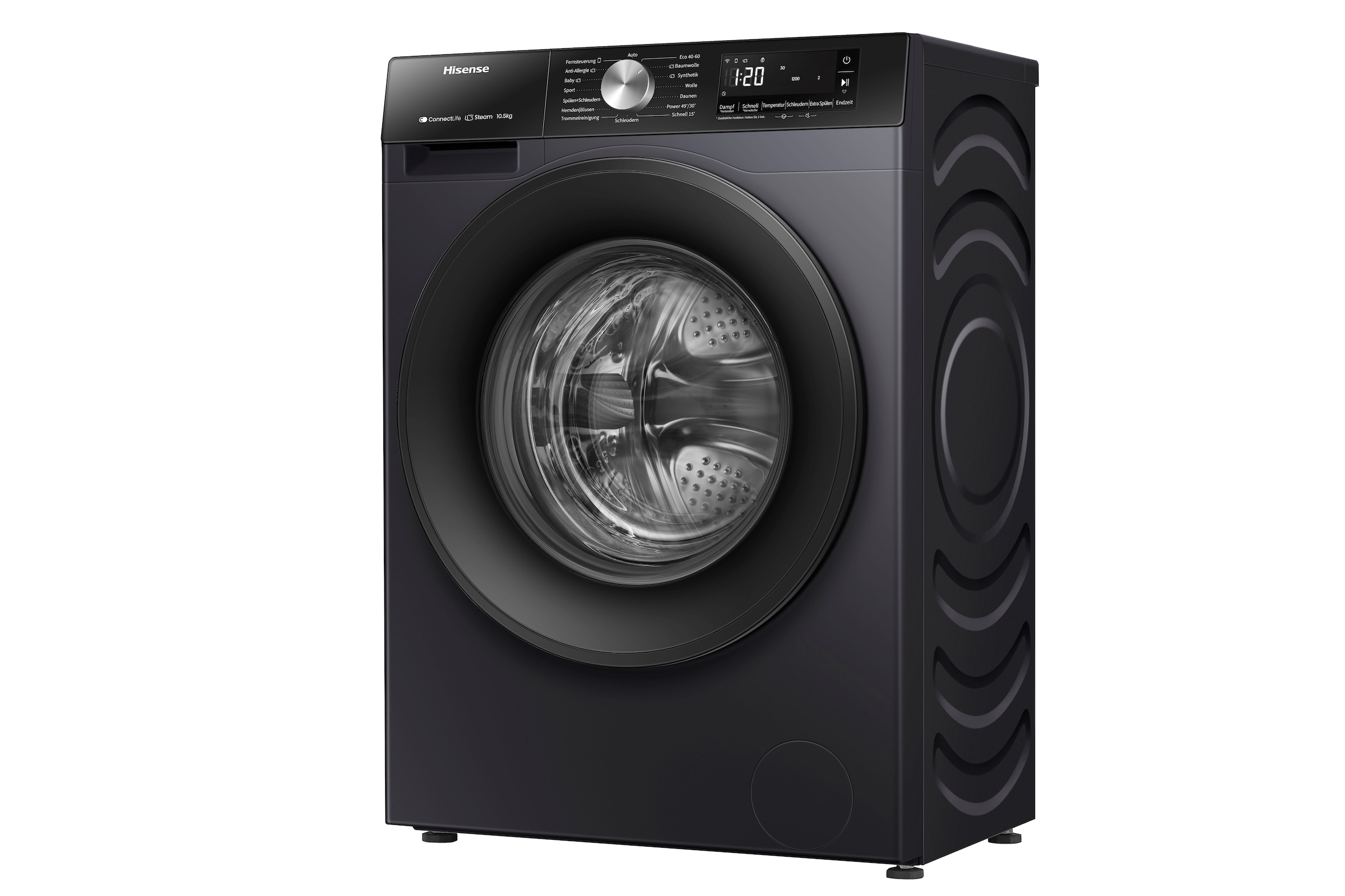 Hisense Waschmaschine »WF5S1045BB«, 10,5 kg, 1400 U/min, AutoDosing