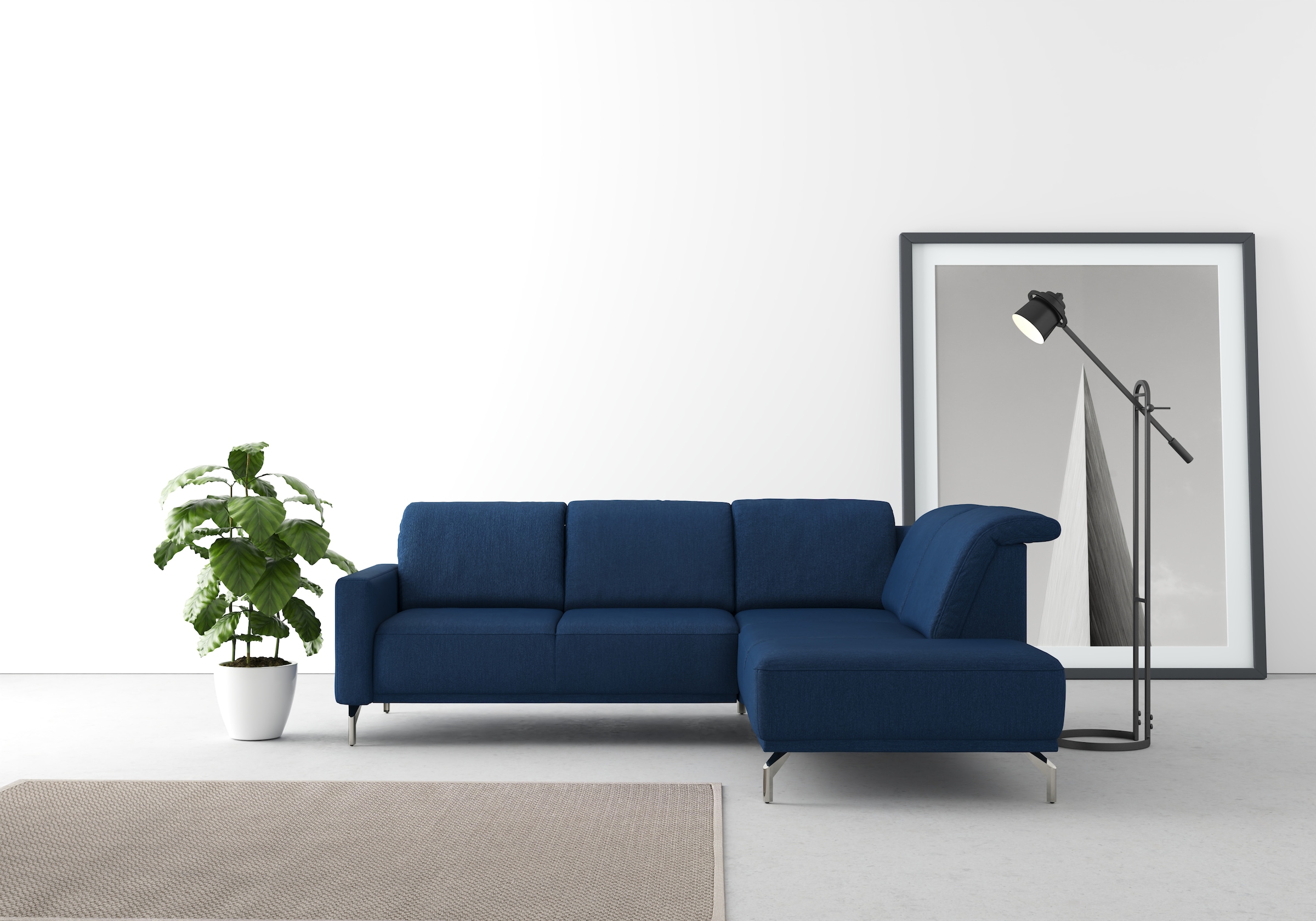 sit&more Ecksofa »Bailando L-Form« wahlweise mit Kopfteilverstellung und Vo günstig online kaufen