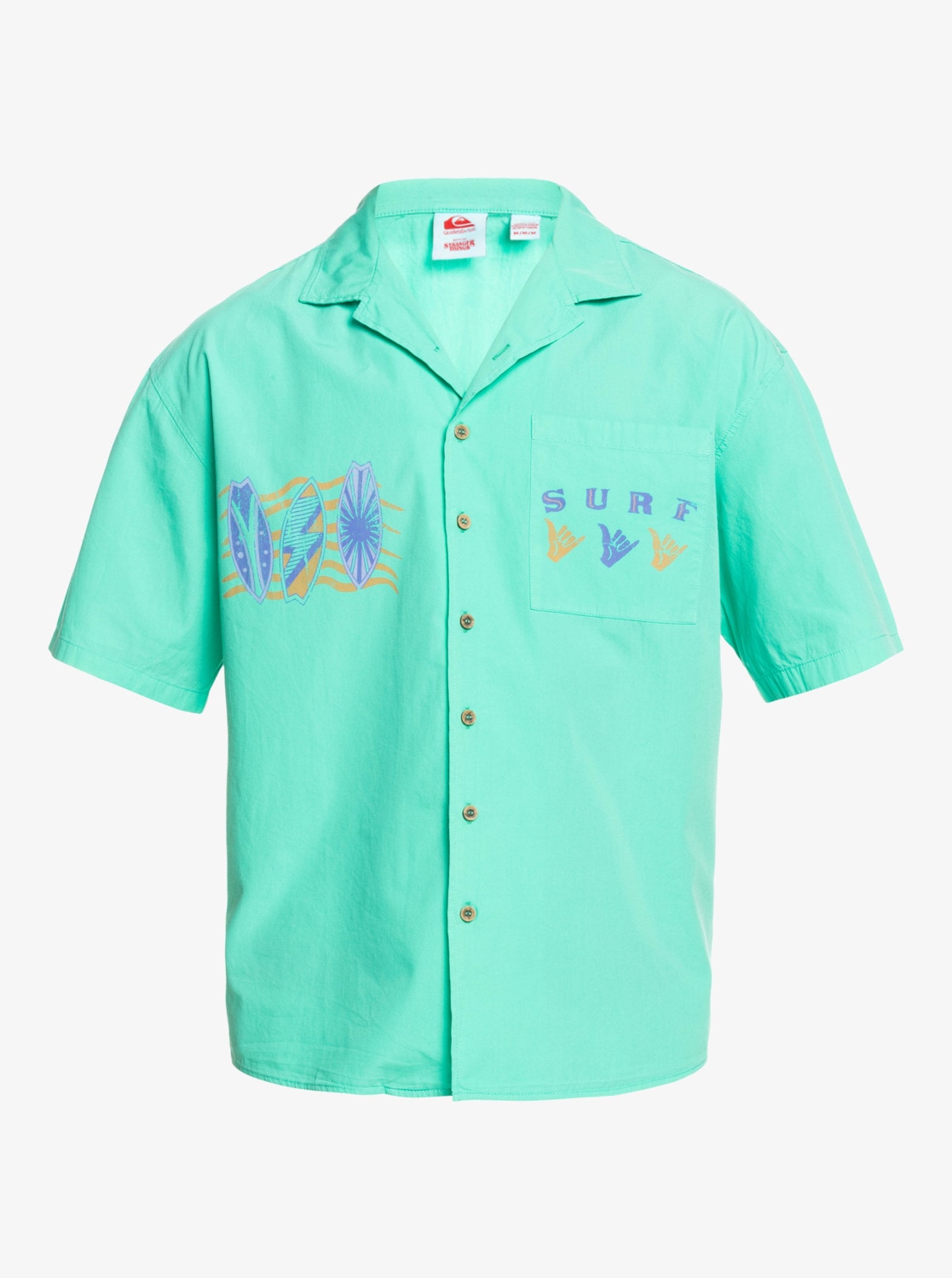 Quiksilver Kurzarmhemd »Quiksilver x Stranger Things The Mike«