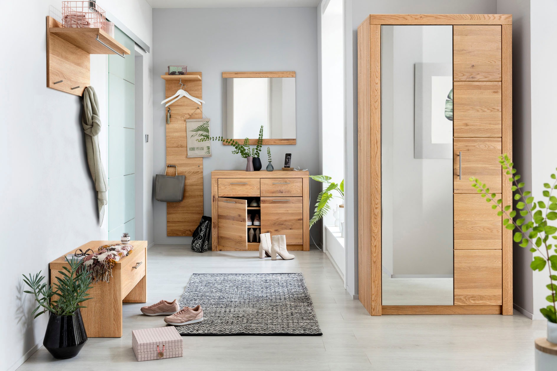 VOGL Möbelfabrik Garderoben-Set »Toronto« Set, 3 Stk. tlg. günstig online kaufen