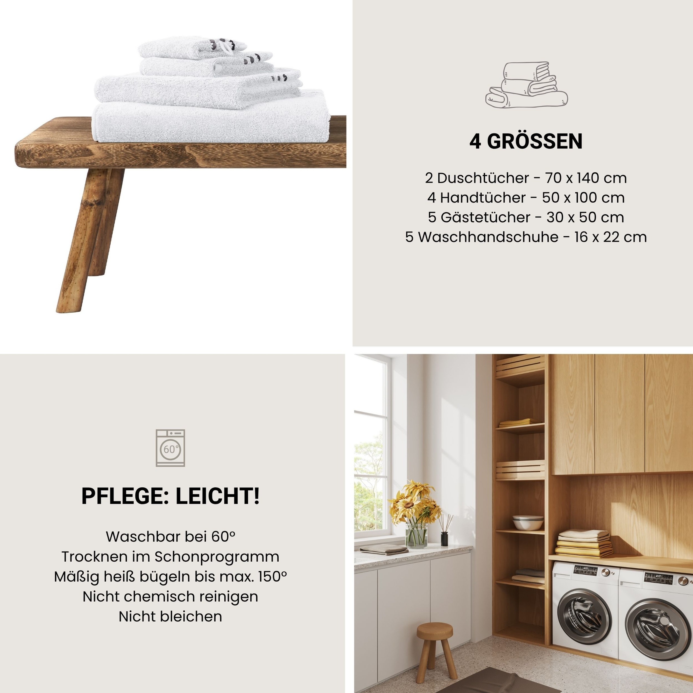 Schiesser Waschhandschuh »Skyline Color aus 100 % Baumwolle mit eleganter Streifenbordüre« OEKO-TEX® MADE IN GREEN
