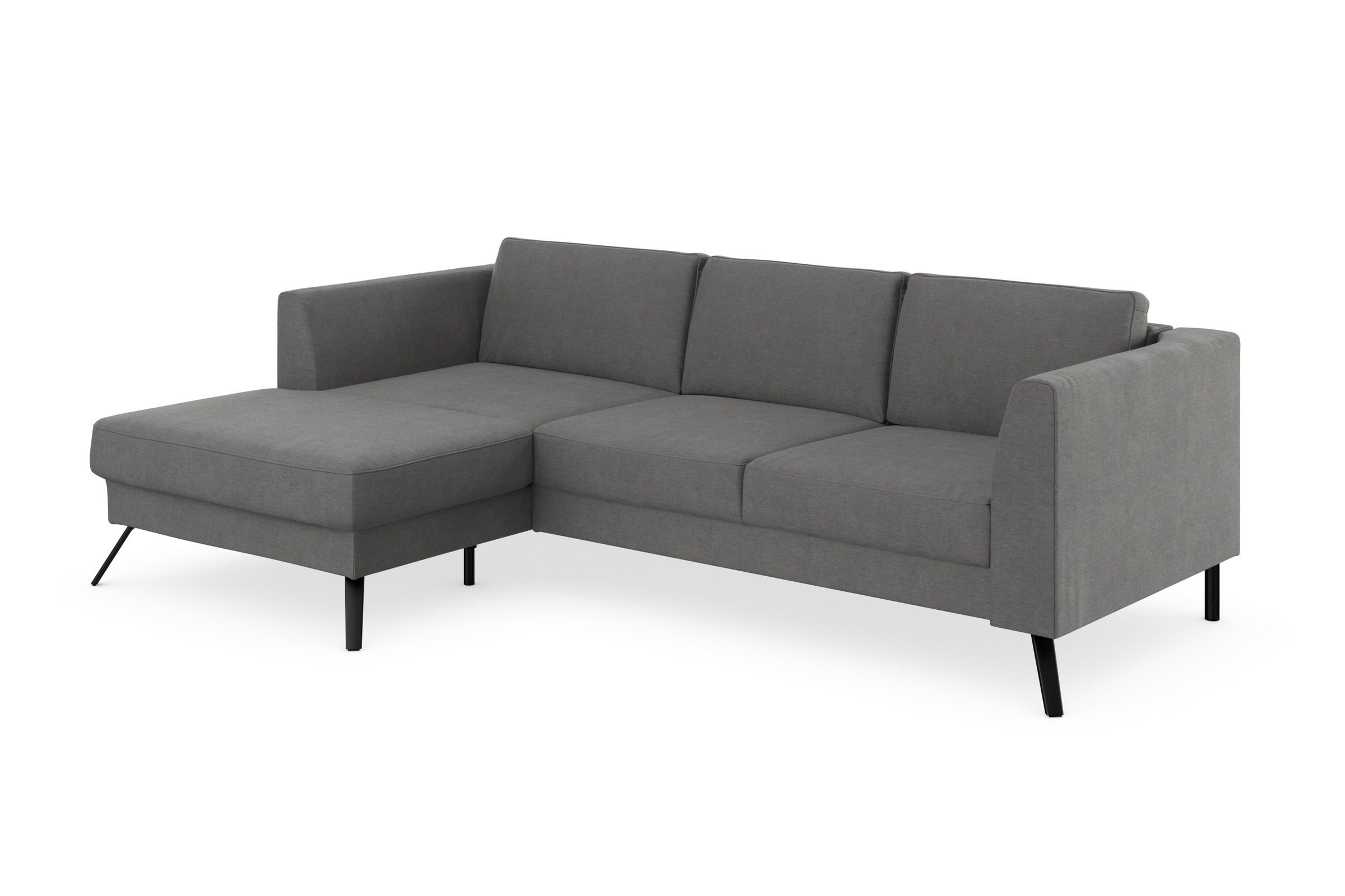sit&more Ecksofa »Lindholm L-Form«, mit Sitztiefenverstellung und Federkern