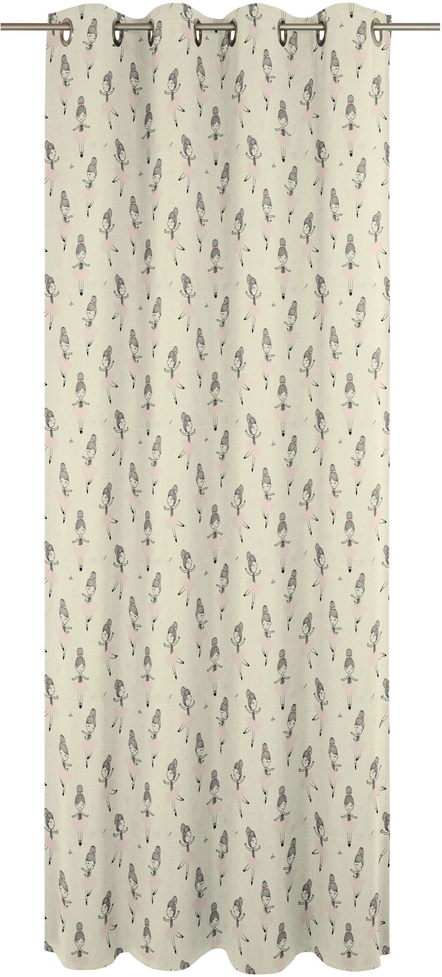 Adam Vorhang »Ballerina« Ösen 1 Stk. tlg. aus 100% Bio-Baumwolle günstig online kaufen