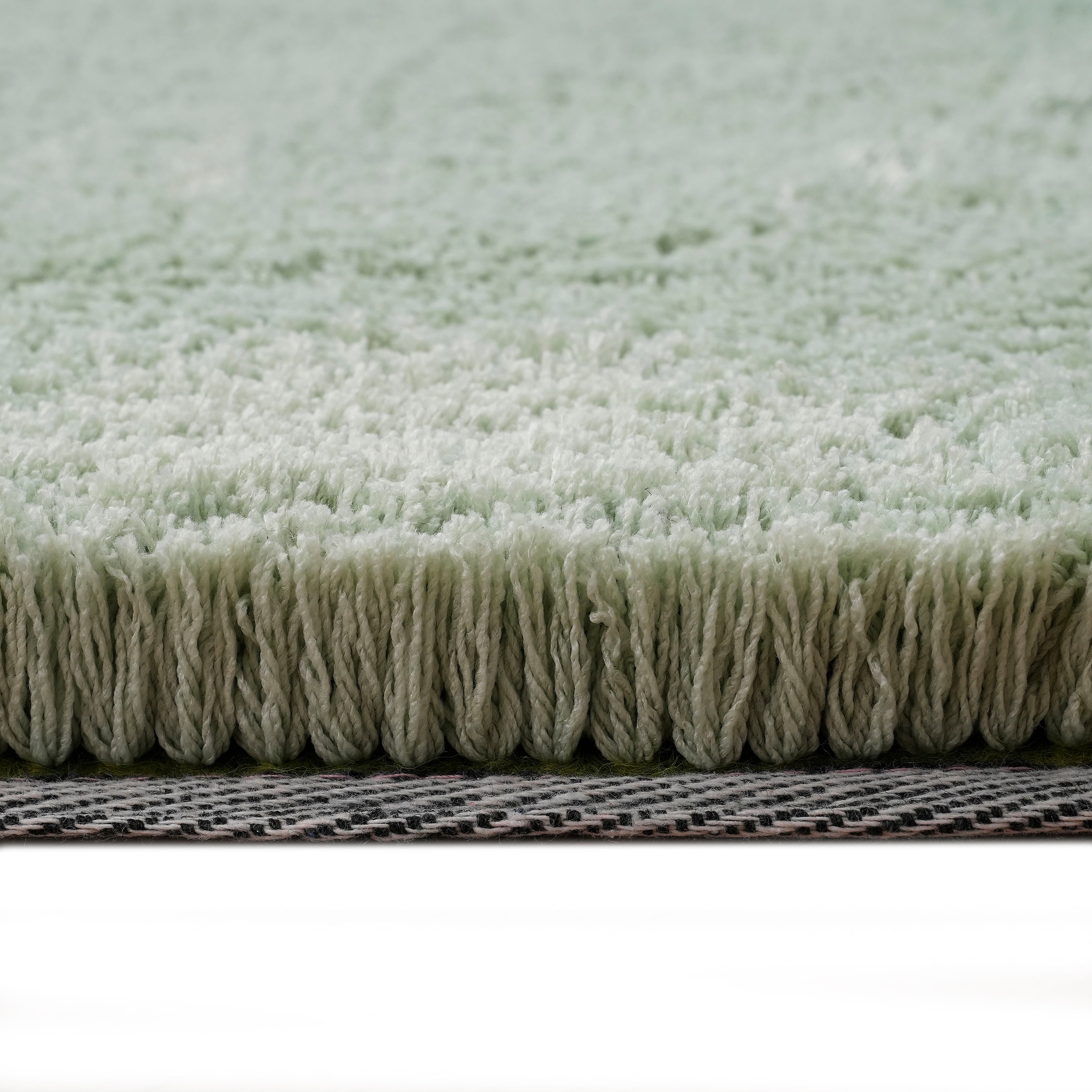 my home Hochflor-Bettumrandung »Microfaser Teppich Magong, besonders weich, sehr feiner Flor«, (3 tlg.), uni, einfarbiger Bettvorleger, Läufer-Set, Schlafzimmer, Kinderzimmer