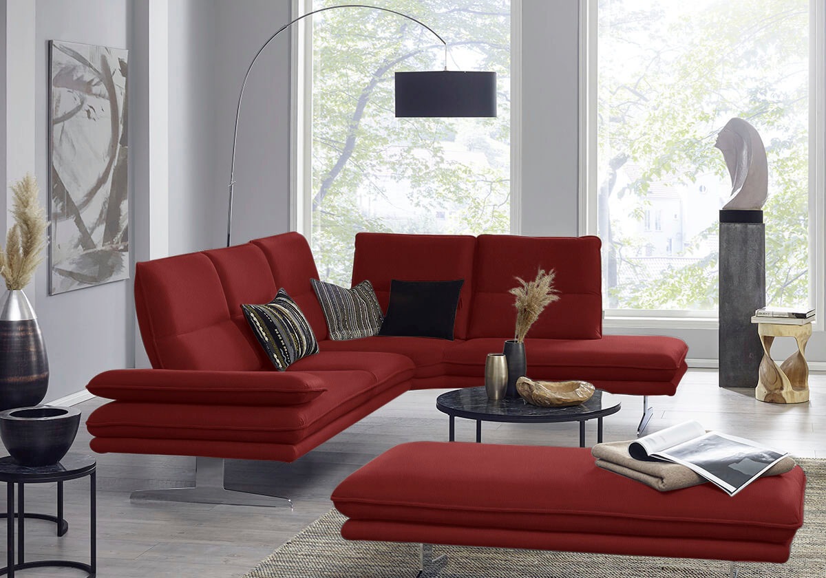 W.SCHILLIG Ecksofa »broadway, Designsofa, mit tollem Sitzkomfort, L-Form«, günstig online kaufen