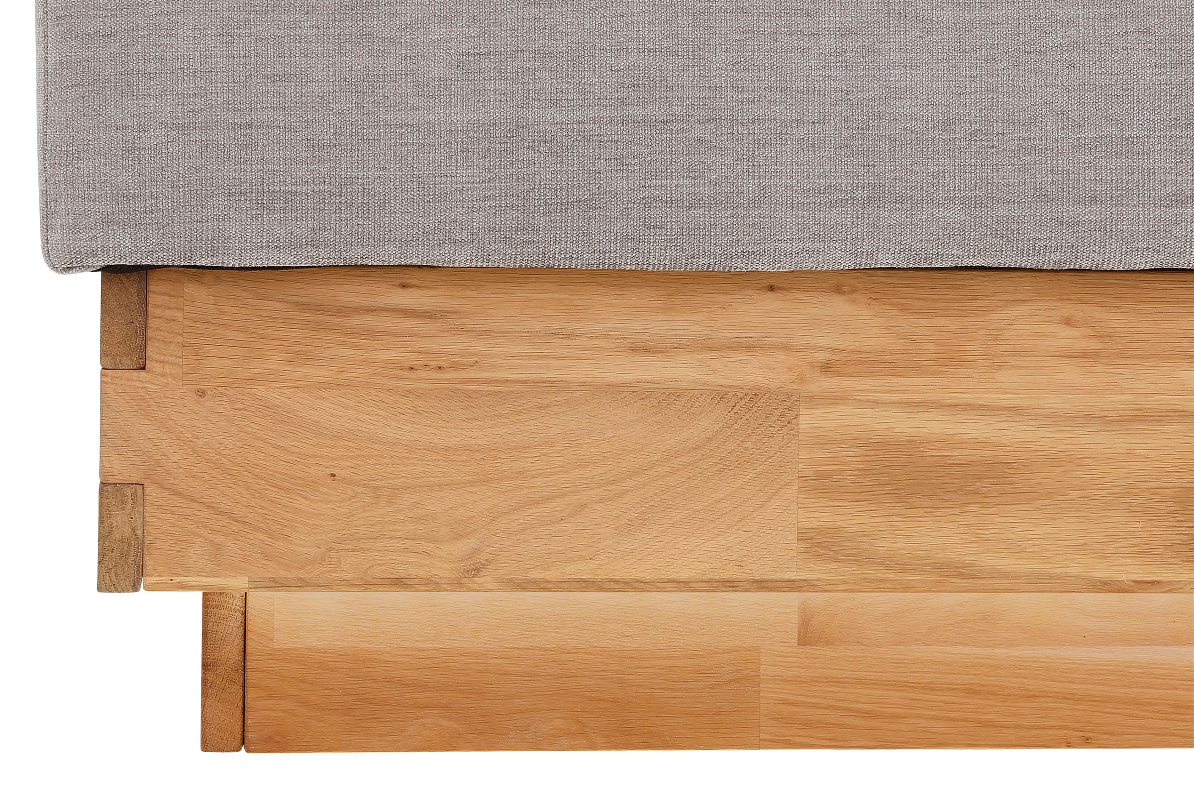 OTTO products Boxspringbett »Jenna«, ohne LED-Beleuchtung, mit zertifizierten, recycelten Bezugsstoffen